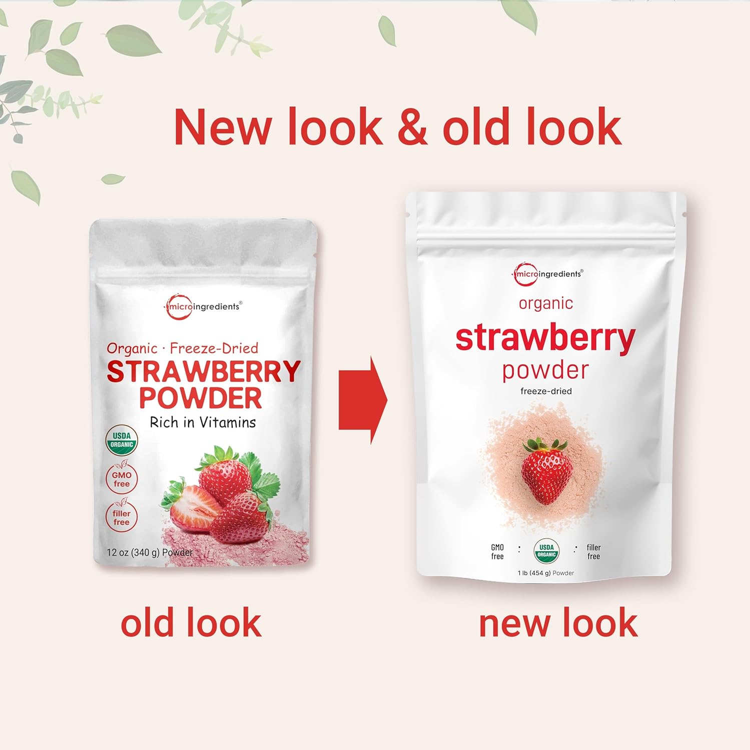 Organi Strawberr Powder L 100 Natura Frui Powde Freeze-Drie Strawberrie Sourc N Suga Additive Grea Flavo fo Drinks Smoothie Beverage Non-GM Vega Friendly