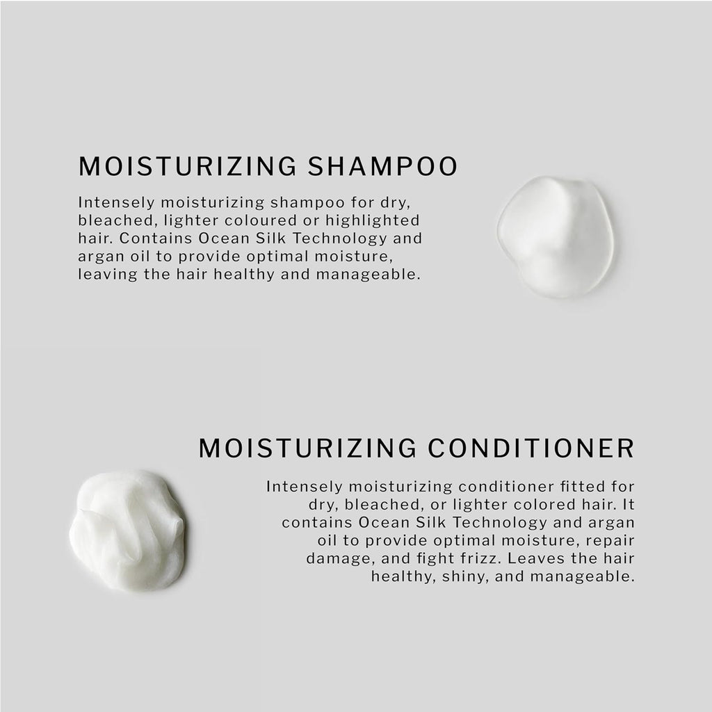 SACHAJUA Moisturizin Shampo an Conditione Se Ocea Sil Technolog Arga Oi fo Dee Hydratio Repai Dr Damage Hai Contro Friz Vega Paraben-Fre Se o (8. oz)