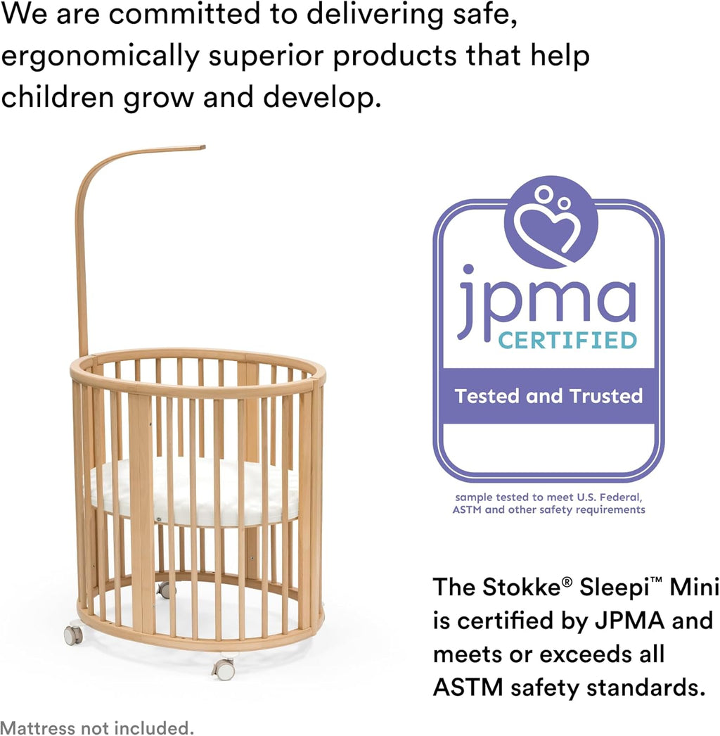 Stokk Sleep Min Mattress Whit Layer o Breathabl 3 Mes fo Saf Slee Offer Comfor Suppor fo Childre Washable