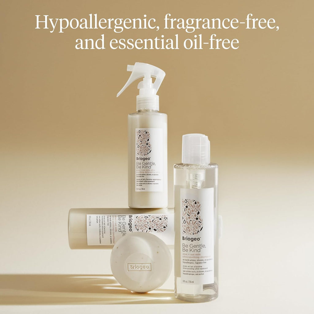 Brioge B Gentle B Kin Alo Oa Mil Ultr Soothin Shampoo Hypoallergeni an Dermatologist-Approve Shampoo Fragranc Free Vegan Cruelty-Free f oz