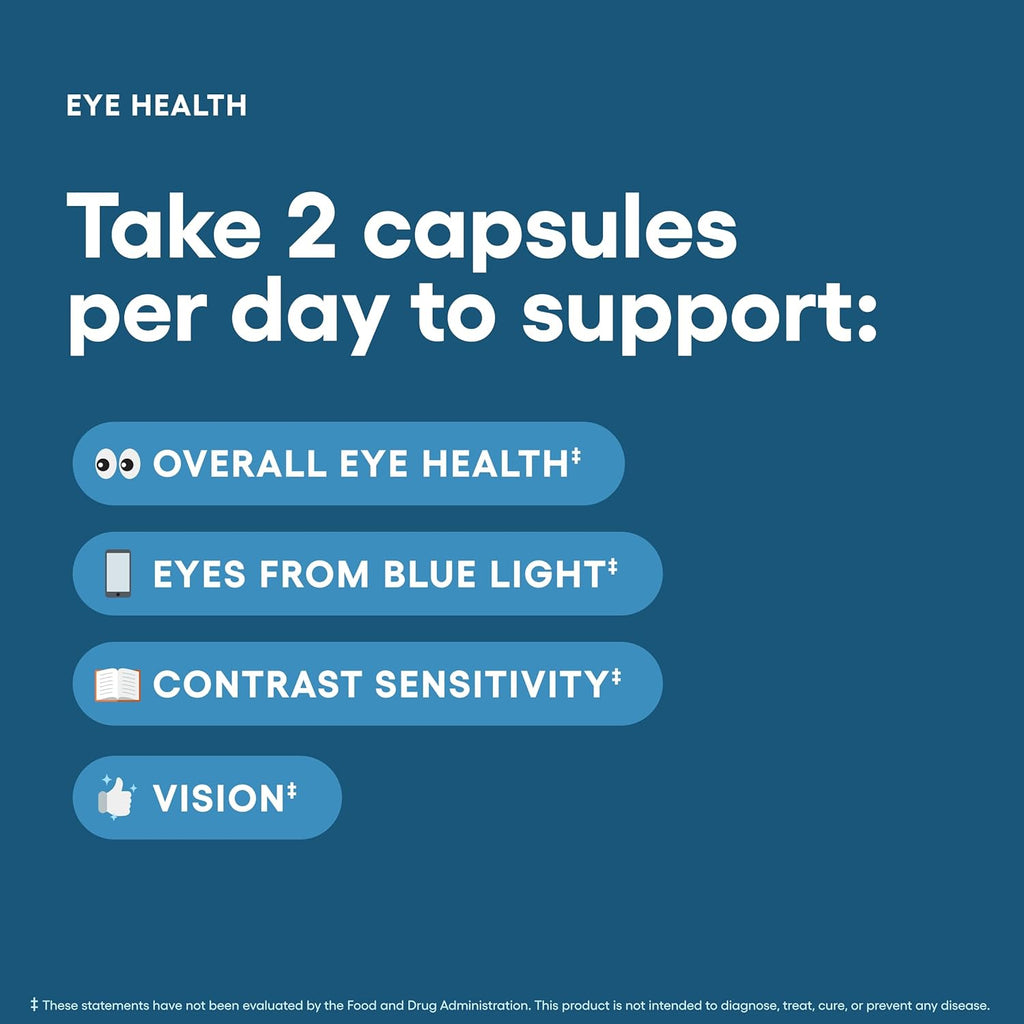 Physician' Choic Ey Healt Lutein Zeaxanthi Bilberr Extrac Support Ey Strain Dr Eyes an Visio Healt  Award-Winnin Clinicall Prove Ey Vitami Ingredient Carotenoi Blend