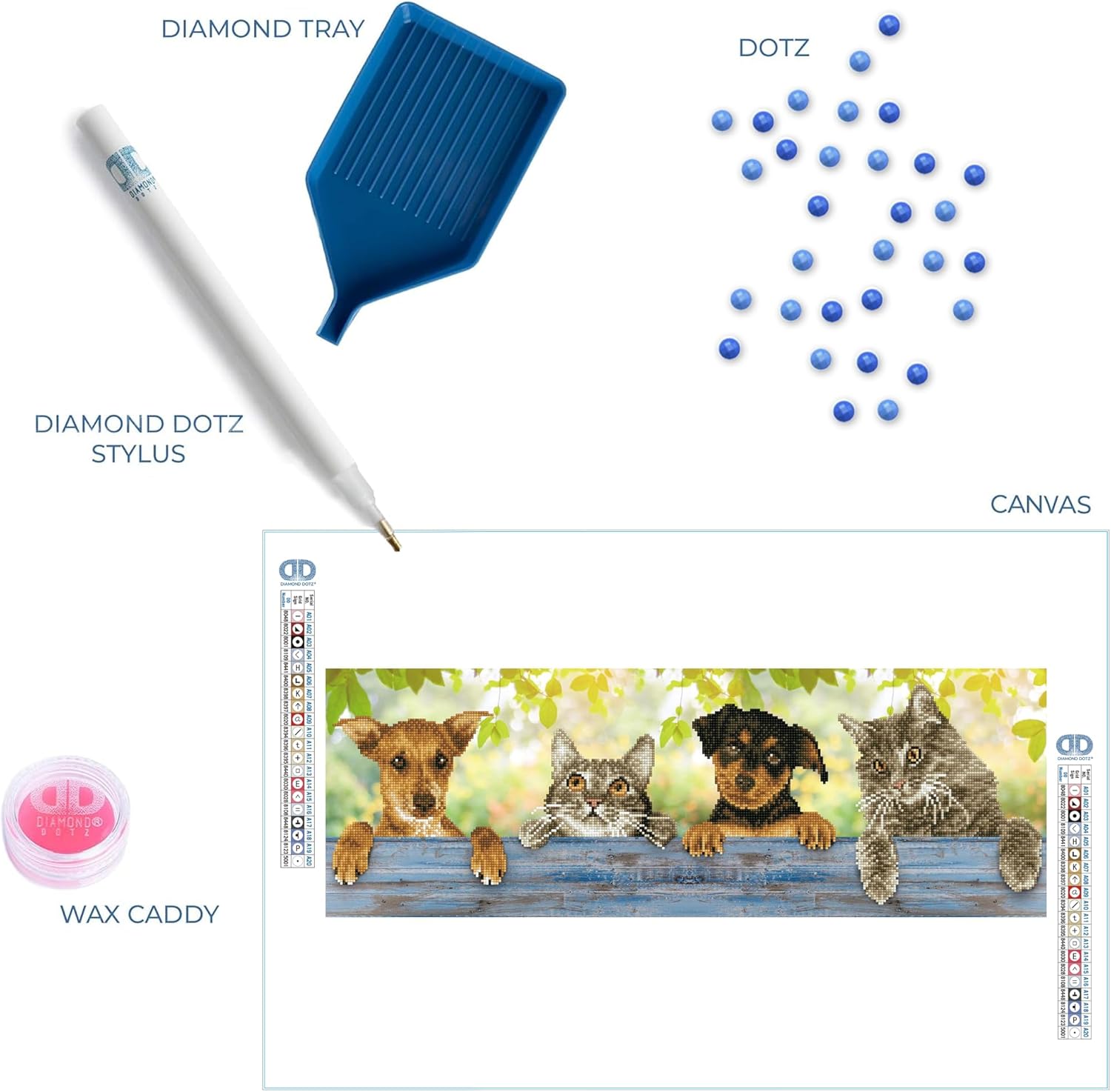 DIAMON DOT Han i Ther Anima Diamon Paintin Kit fo Adult Diamon Ar Kit Relaxin Creativ Craf Ki wit Dot Gem 31inchx11inch