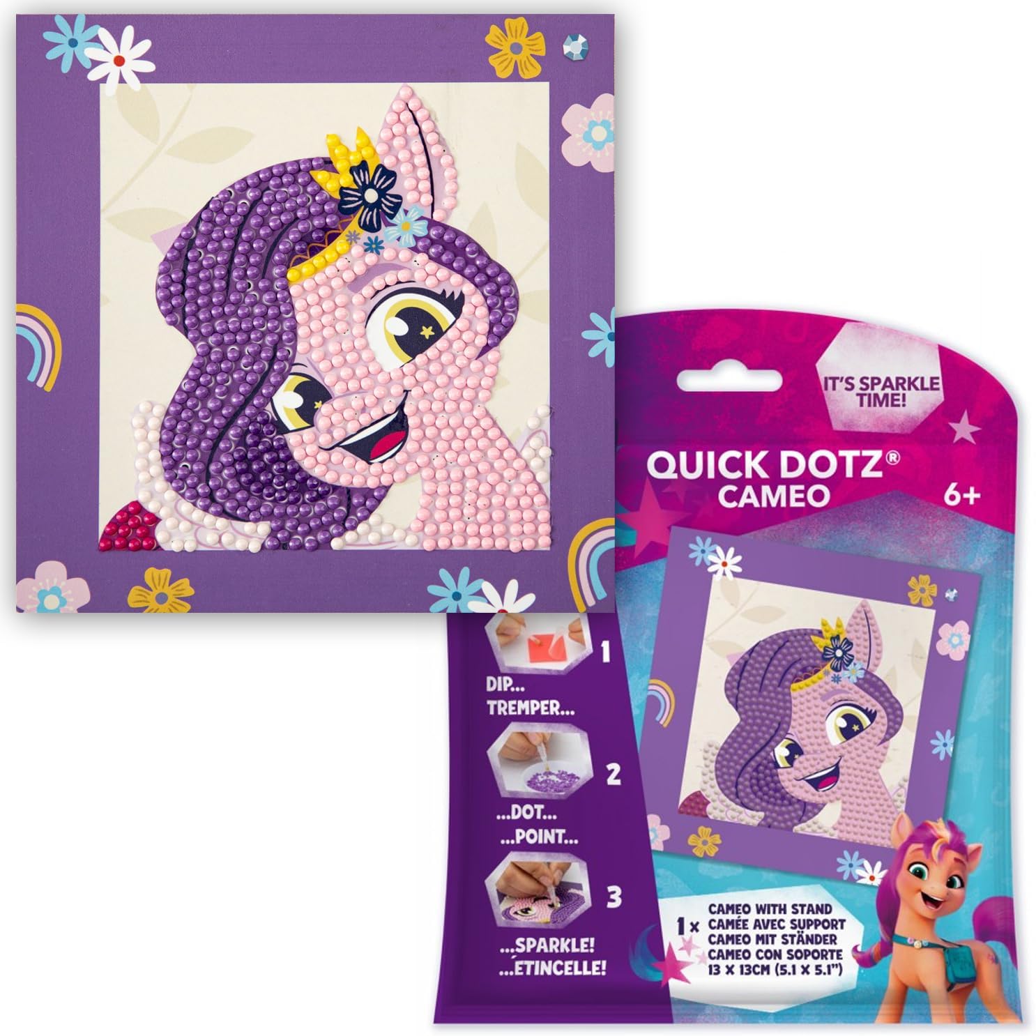 DIAMON DOT M Littl Pon Pip Diamon Paintin Kit fo Adult Diamon Ar Kit Relaxin Creativ Craf Ki wit Dot Gems