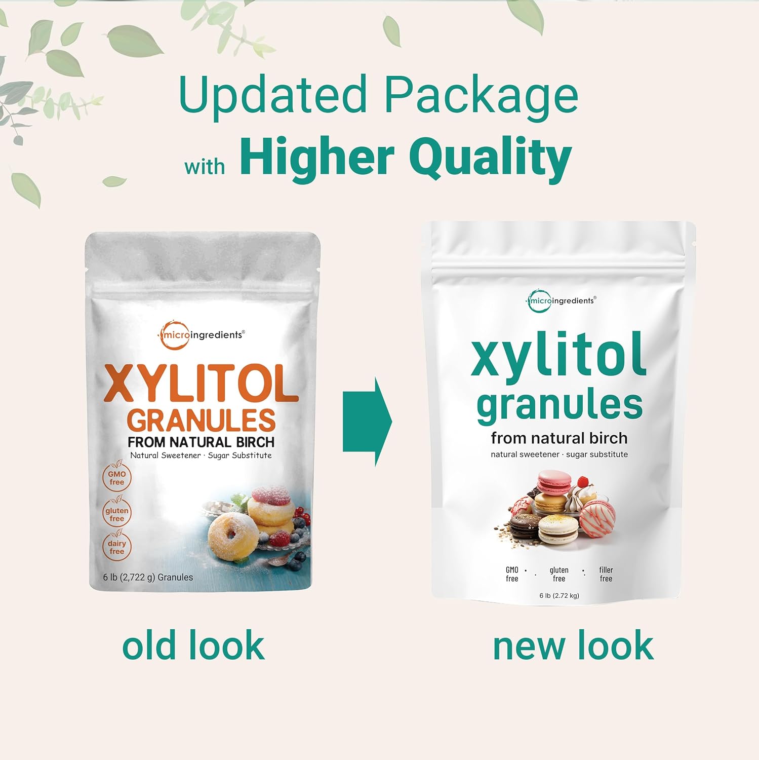 Xylito Sweetener Pounds Natura Sweetener 1: Suga Substitut an Lo Calorie Grea fo Bakin an Cooking N Afte Taste Ket Friendly