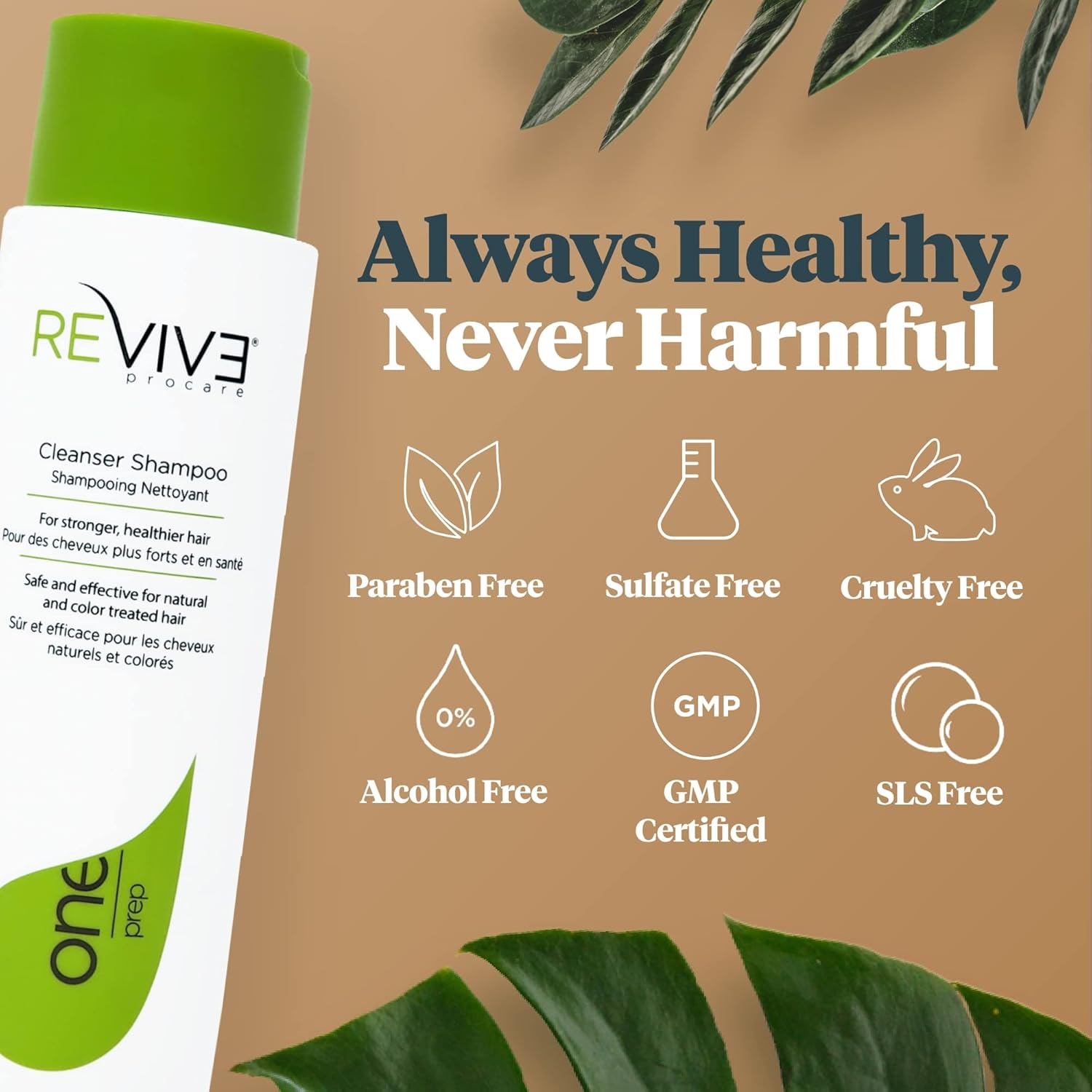 Reviv3 Procare PREP Cleanser Shampoo Clinically Tested Hair and Scalp Care Anti-Thinning and Fine Hair Cleansing Shampoo Color Safe All Hair Types For Women and Men
