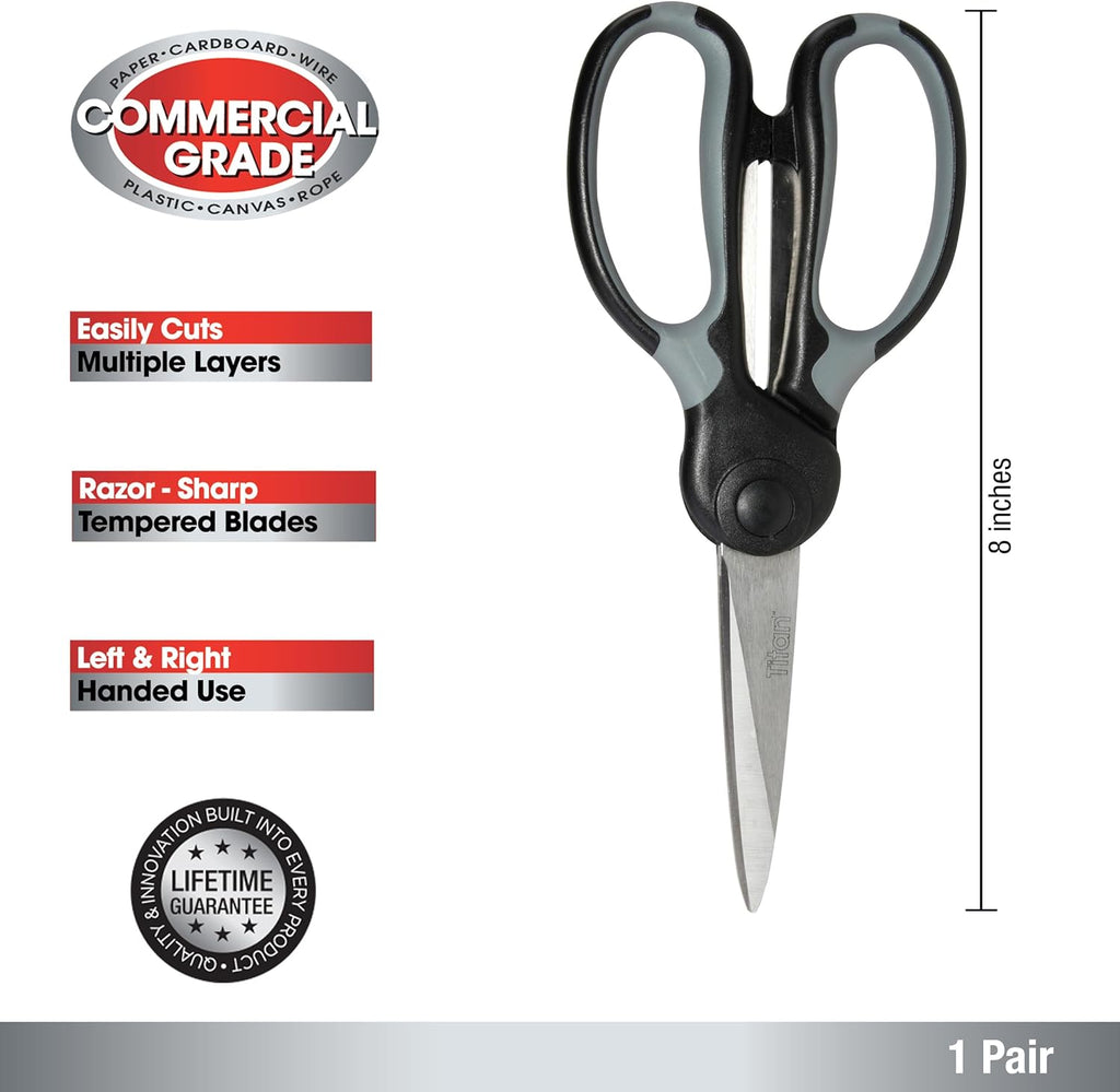 Tita Industria Grad Heav Dut Scissor Multipurpos Shear fo Sewin an Craftin Durabl Eas t Us Stainles Stee Blade wit Comfortabl Handle fo Reliabl Precisio Cutting