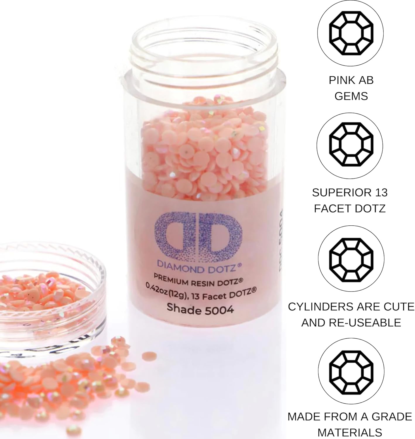 Diamon Dot 2.8M 12 Singl Cylinde ( Pack Pin A Freestyl Diamon Paintin Beads Diamon Ar Beads Replacemen Drills Loos Gem fo DI Craft an Ar Projects