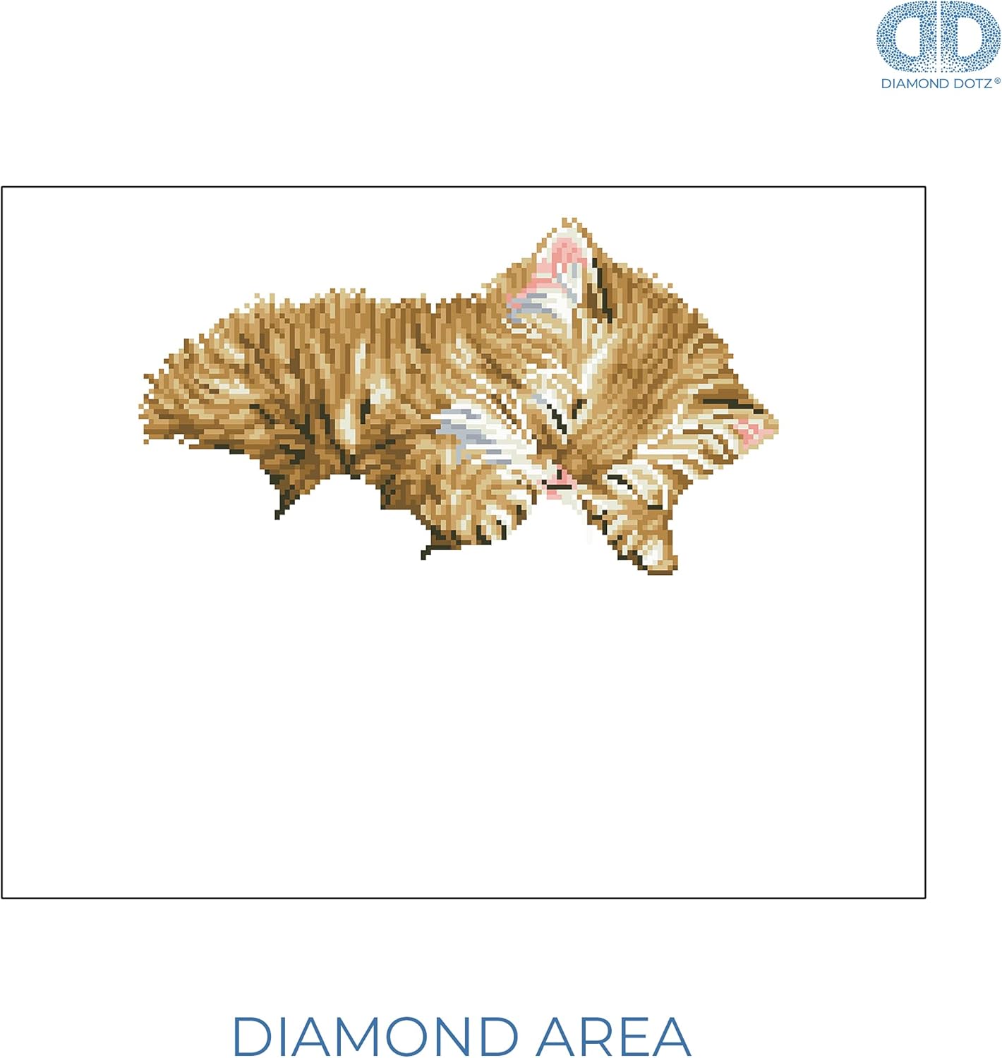 DIAMON DOT Preciou Kitte Ca Diamon Paintin Kit fo Adult Diamon Ar Kit Relaxin Creativ Craf Ki wit Dot Gem 15.7inchx20.5inch