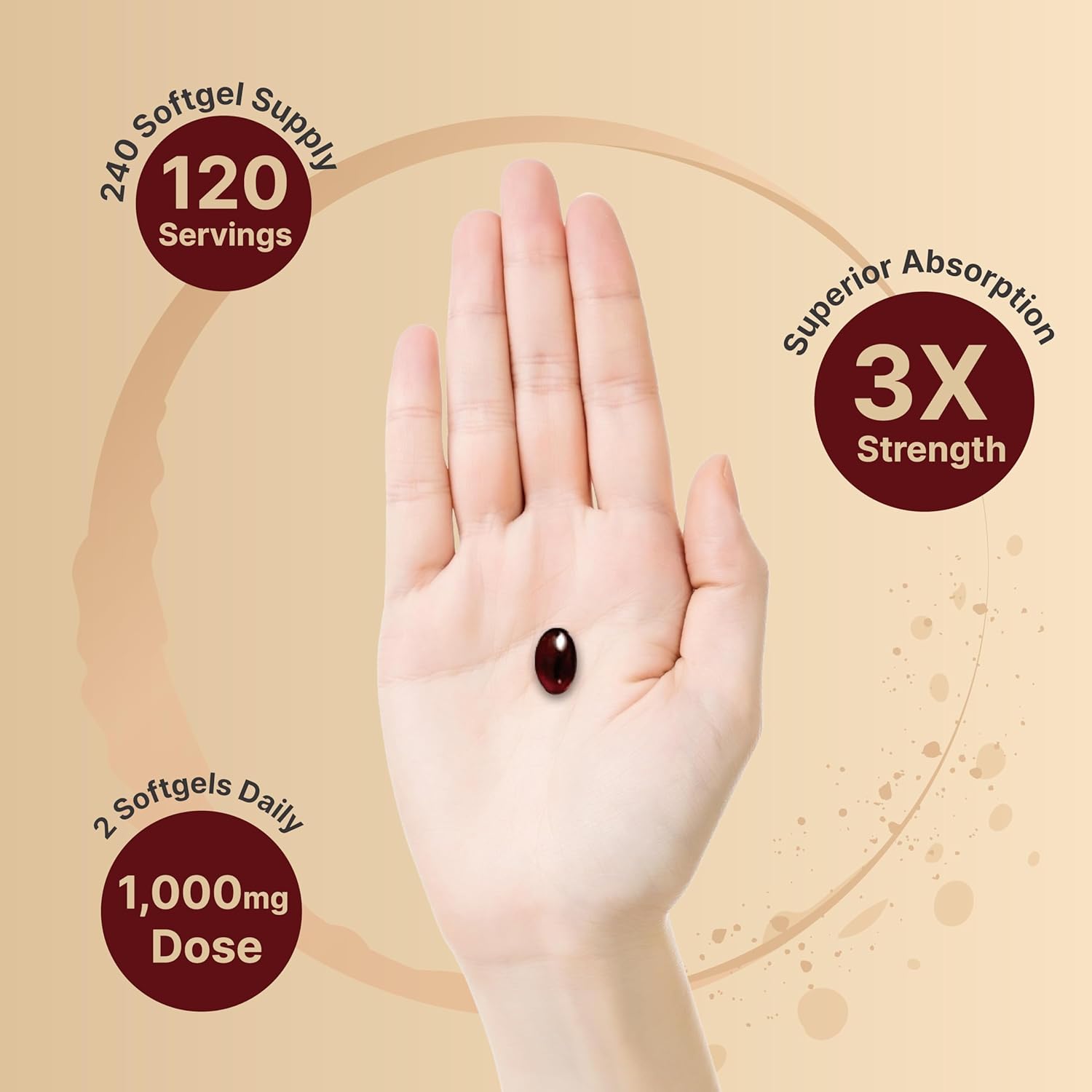 NatureBel Antarcti Kril Oi 1000m Supplement 24 Softgels Natura Sourc o Omega-3s EPA DH an Astaxanthi N Aftertast Suppor Hear Health Mercur Fre Non-GMO