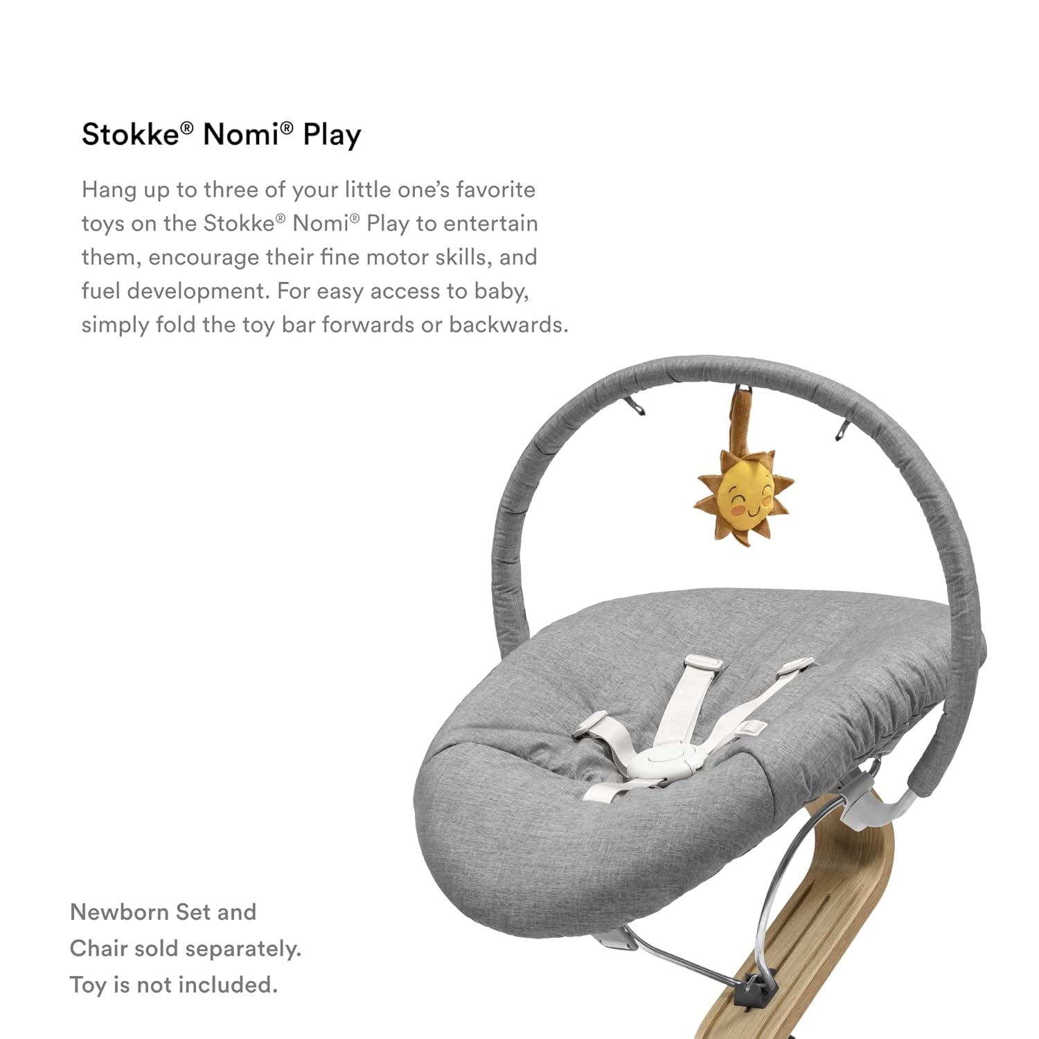 Stokk Nom Pla Include Loop t Han U t Thre Toy Easil Click ont Th Nom Newbor Se fo Age 0- Months