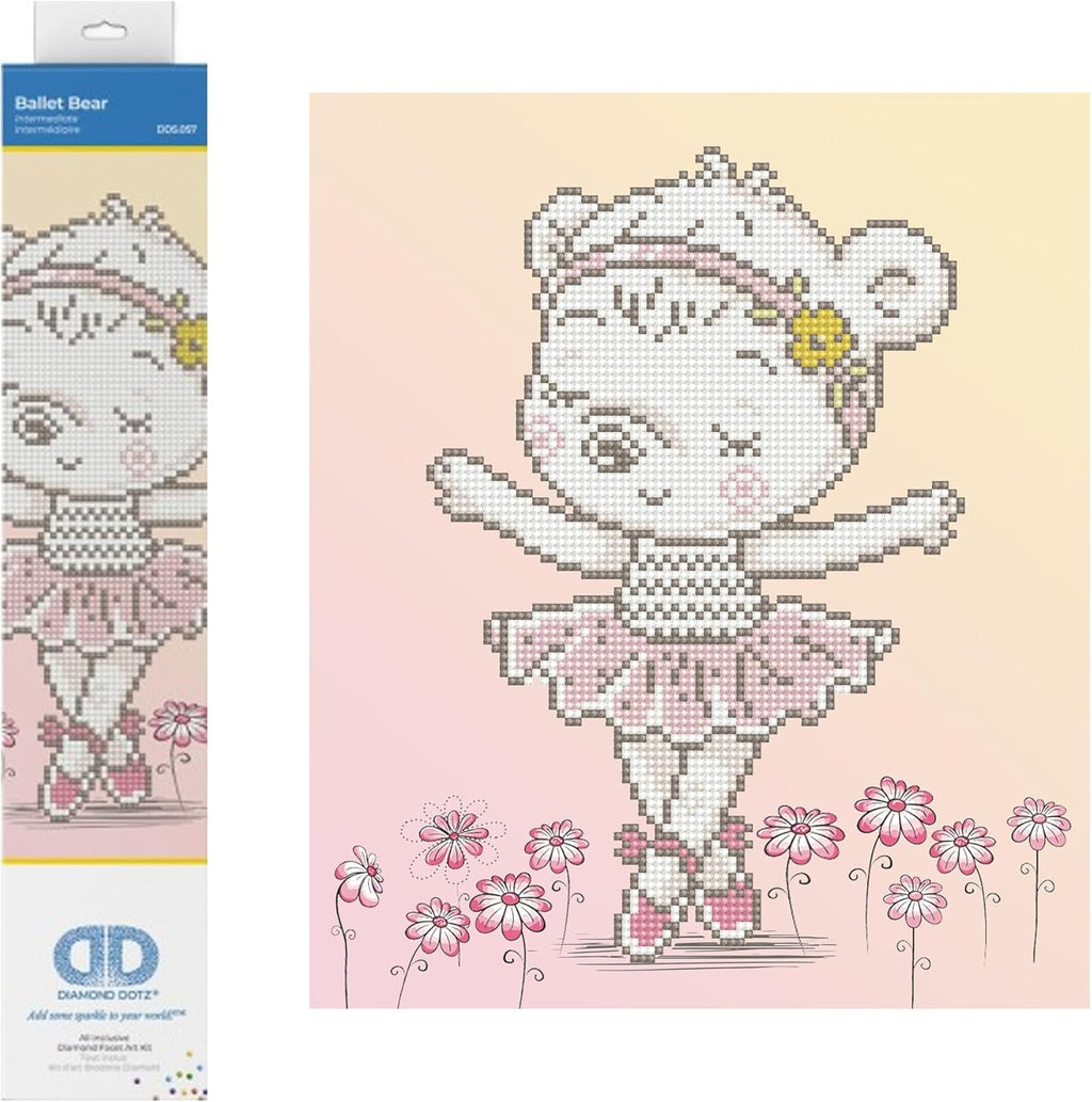 DIAMON DOT Balle Bea Danc Diamon Paintin Kit fo Adult Diamon Ar Kit Relaxin Creativ Craf Ki wit Dot Gem 12.6inchx12.6inch