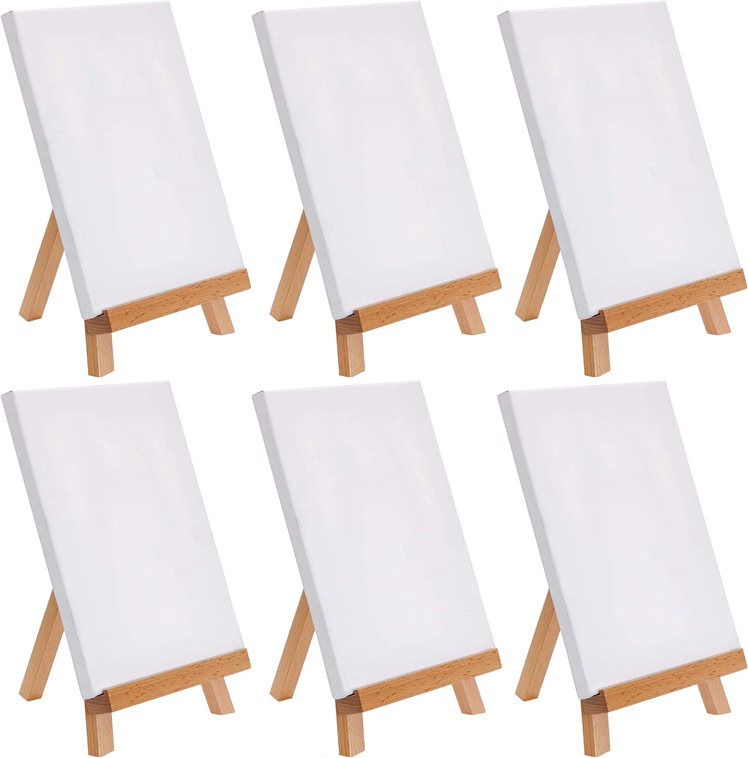 U Ar Suppl 8inc 8inc Stretche Canva wit 10.5inc Smal Woode Tableto Ease Ki ( Pack fo Paintin an Displa Stan A-Fram Tabl To Easel Canva Holder