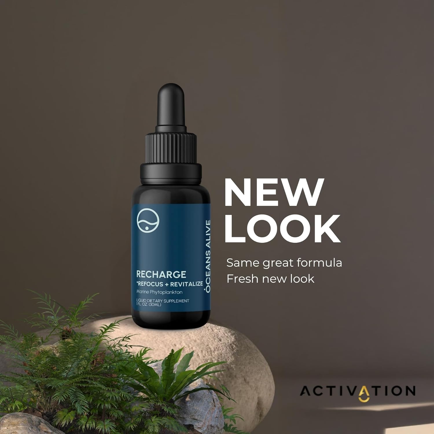 Activatio Ocean Aliv  f o (3 ml Marin Phytoplankto Supplemen Chlorophyl Mineral-Ric Formul fo Energ Focu Natura Antioxidan Drops