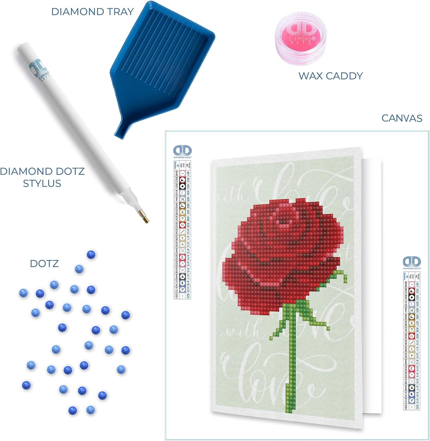DIAMON DOT Lov Ros Car Diamon Paintin Kit fo Adult Diamon Ar Kit Relaxin Creativ Craf Ki wit Dot Gems