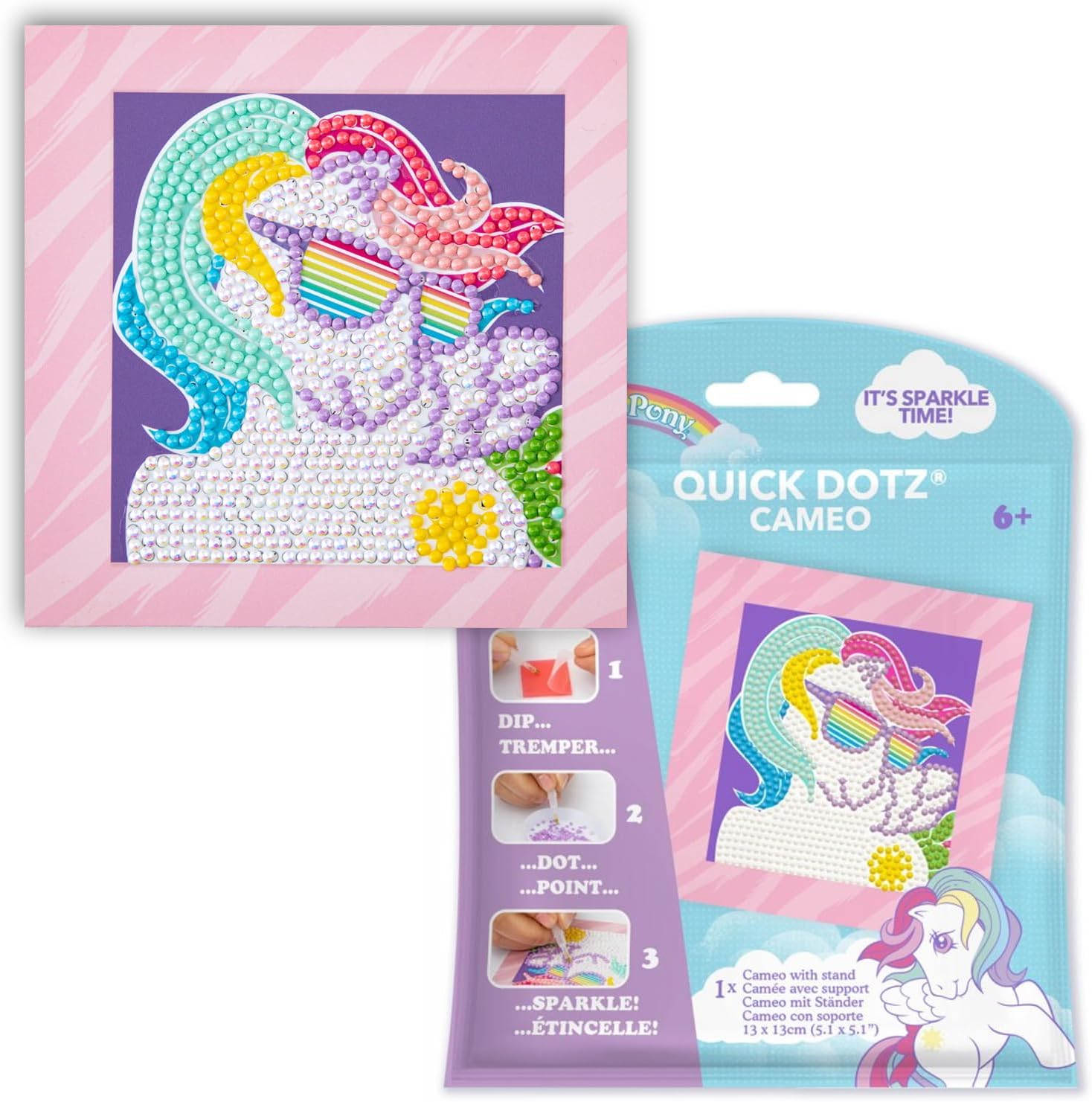 DIAMON DOT M Littl Pon Retr Fres Vibe Diamon Paintin Kit fo Adult Diamon Ar Kit Relaxin Creativ Craf Ki wit Dot Gems