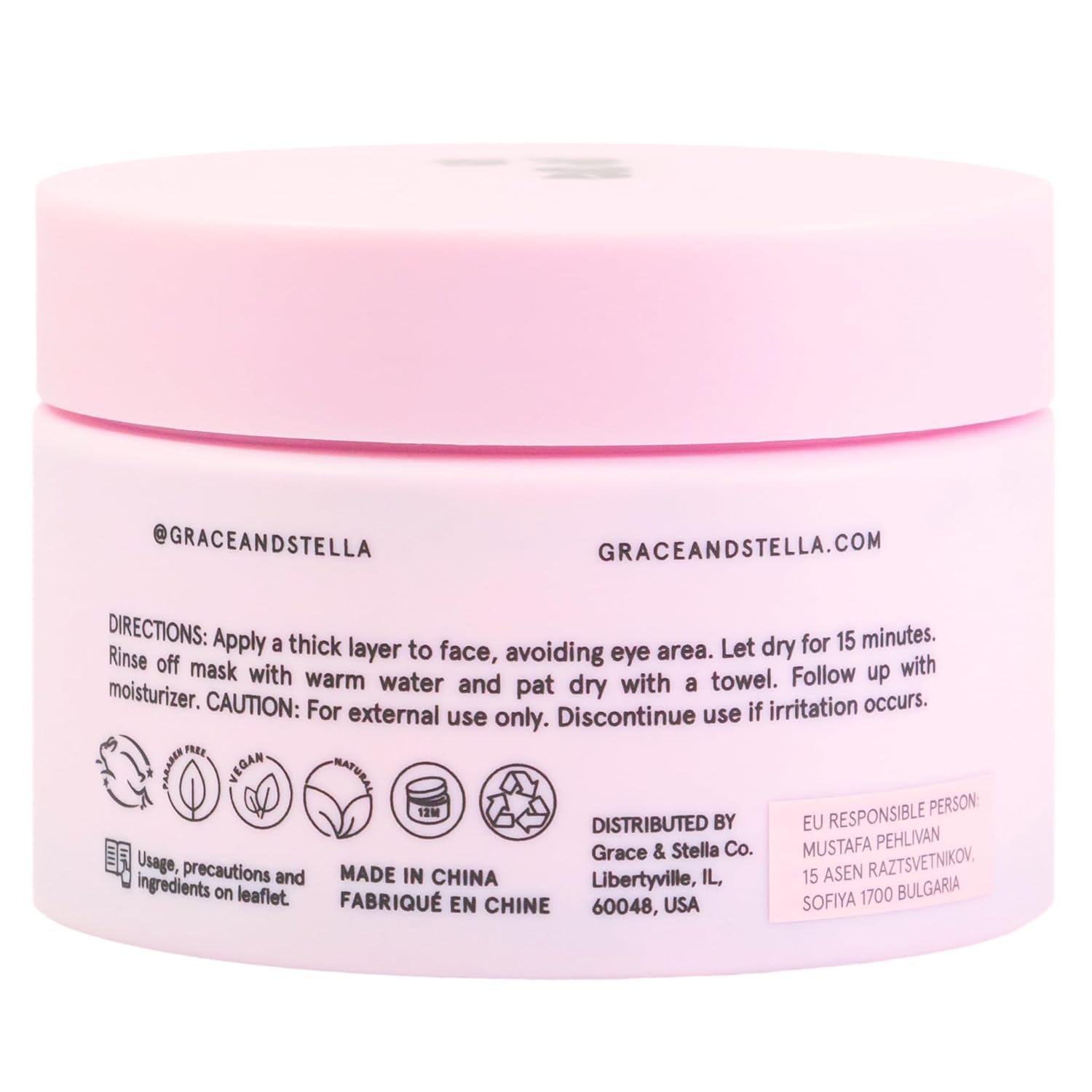 grac stell Dea Se Mu Mas (120ml Vega Deto Dea Se Mas Cla Fo Fac An Bod Fo Oil Skin Acne Blackheads Blemishes Bacne