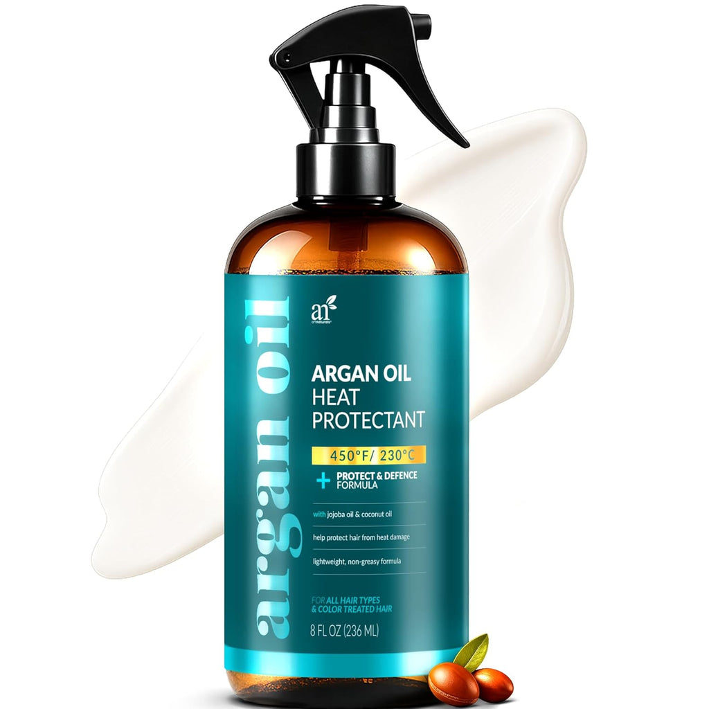 Artnatural Therma Hai Protecto Spra ( F O 236ml Hea Protectan Spra agains Fla Iro Hea Arga Oi Preventin Damage Breakag an Spli End Sulfat Fre (ANHA-0801)