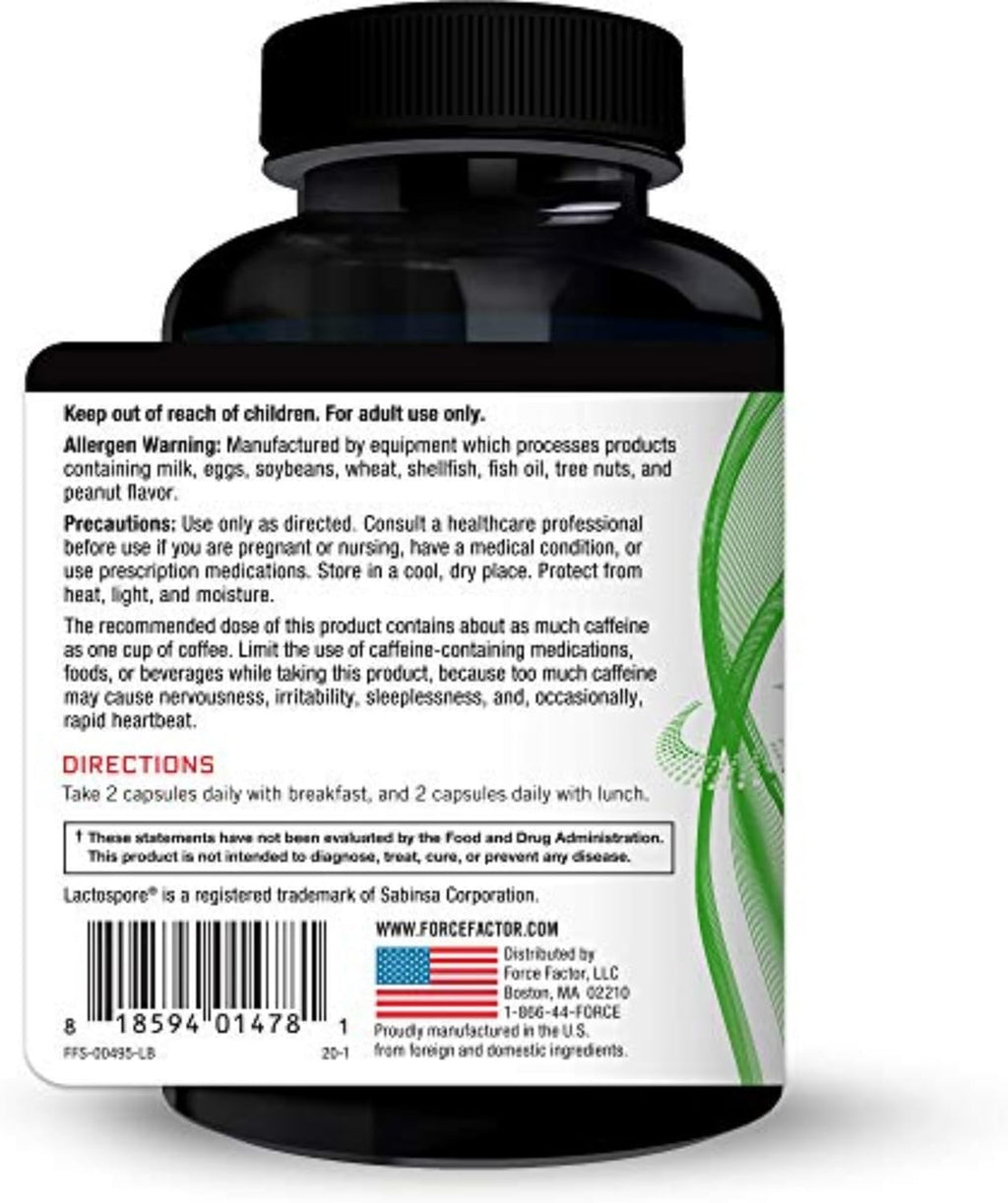 ProbioSli Weigh Los Essential Complet Dail Digestiv Healt an Weigh Los Probioti Supplemen fo Wome an Me wit Electrolyte an Gree Te Extract Forc Factor 12 Capsules