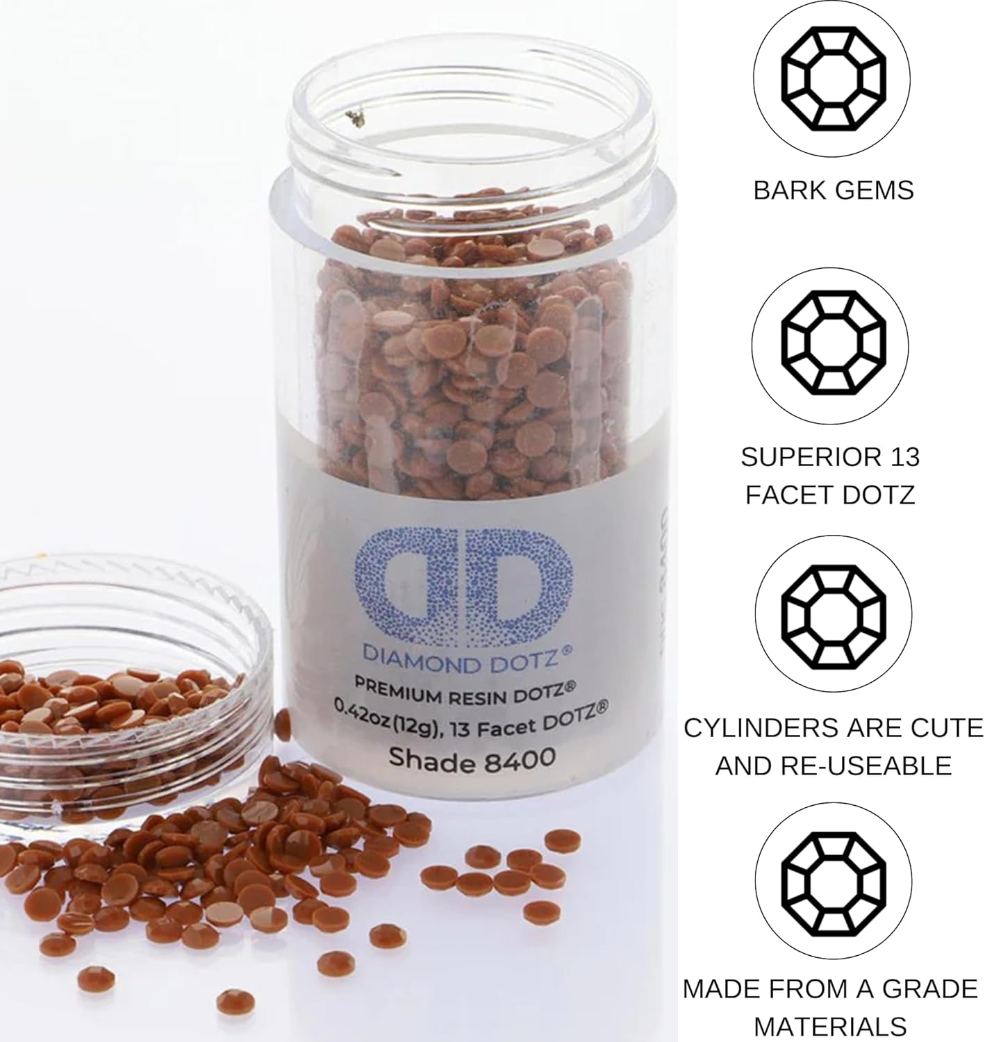 DIAMON DOT 2.8M 12 Cylinde Bar Freestyl Diamon Paintin Beads Diamon Ar Beads Replacemen Drills Loos Gem fo DI Craft an Ar Projects