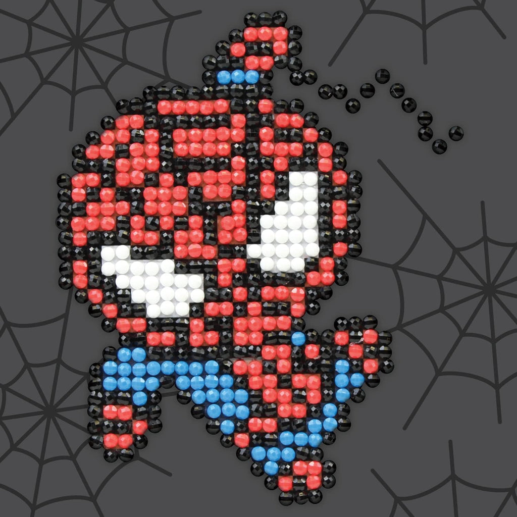 Camelo Dot Diamon Ar Ki 4inchX4inch-Marvel Spide Fu Multi