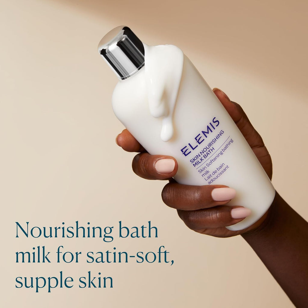 ELEMI Ski Nourishin Mil Bat 400m Softenin Bod Cleanse fo Dr Skin Gentl Moisturize Soothe wit Mil Protei Oa Extract