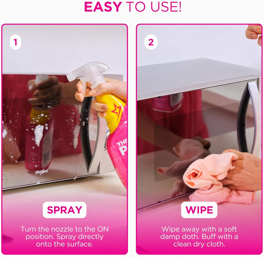 The Pink Stuff Miracle Multi-Purpose Cleaner Spray, 30 fl oz ¨C Now 20% More! Powerful All-Purpose Cleaning Solution for Kitchens, Bathrooms, Floors More ¨C Cuts Through Grease Grime with Ease