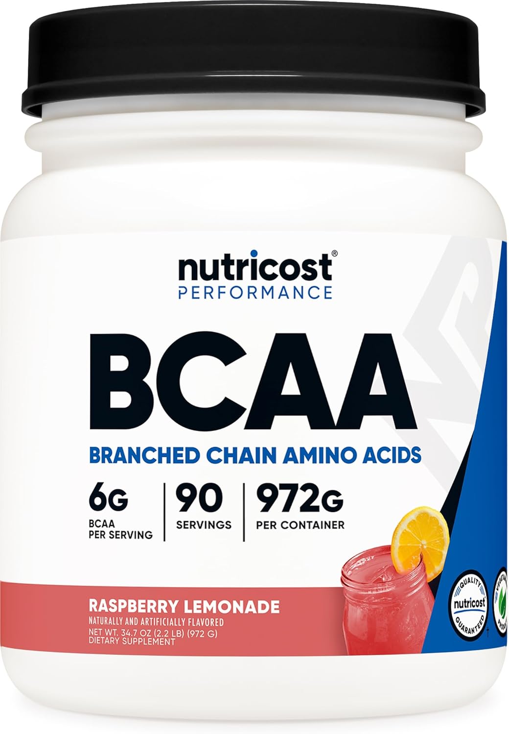 Nutricost BCAA Powder 2:1:1 (Watermelon, 120 Servings) - Gluten Free, Non-GMO, Vegetarian