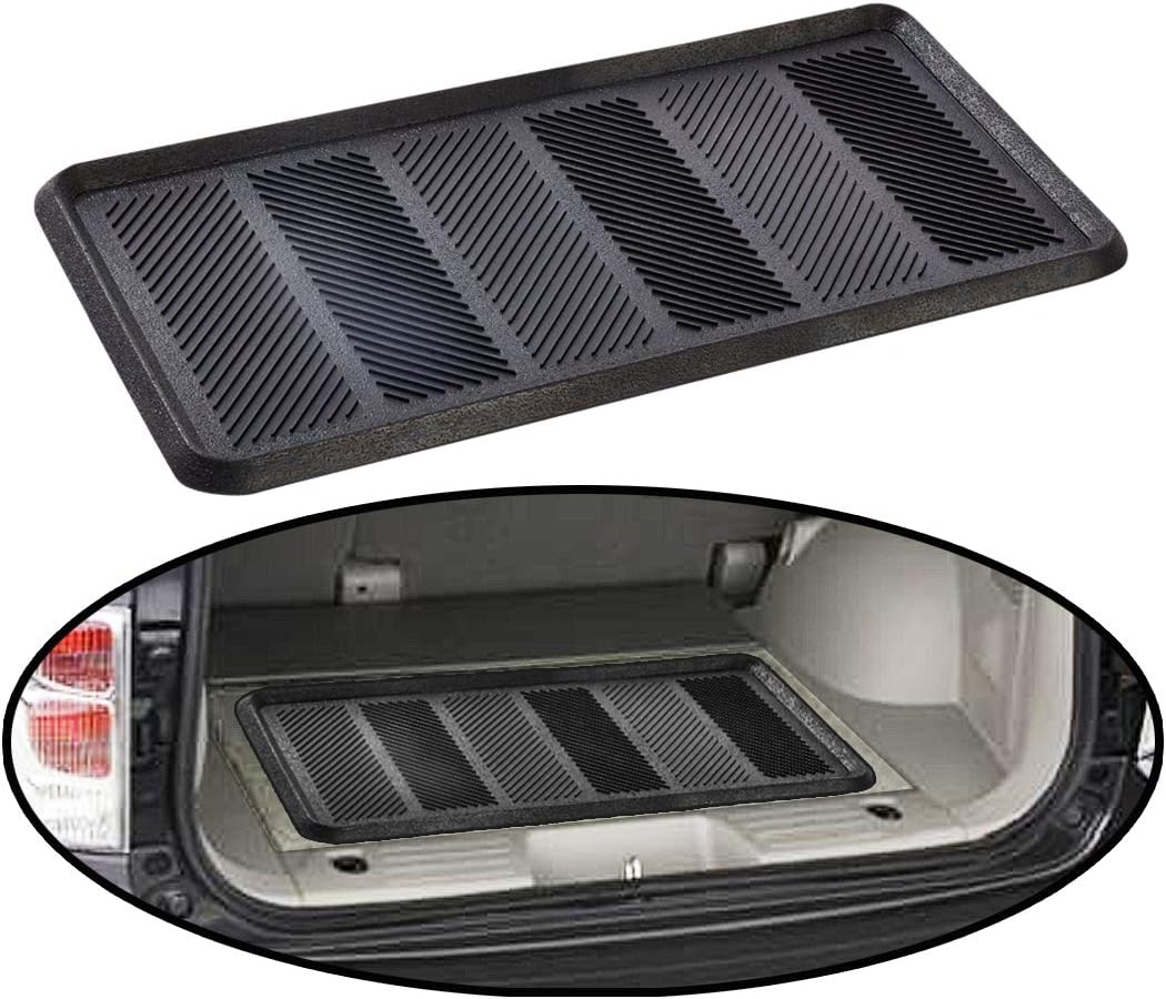SafetyCare Rubber Shoe Boot Tray - Multi-Purpose - 32 x 16 Inches - 2 Mats