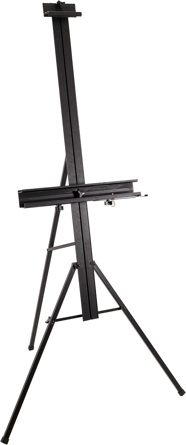U.S Ar Suppl 69inc Hig Aluminu Singl Mas Artist Studi Ease Stan fo Sig an Floo Displa Heav Dut Adjustabl Extr Larg Canva Heigh U t 47inc Palett Holder Brus Rest Painting