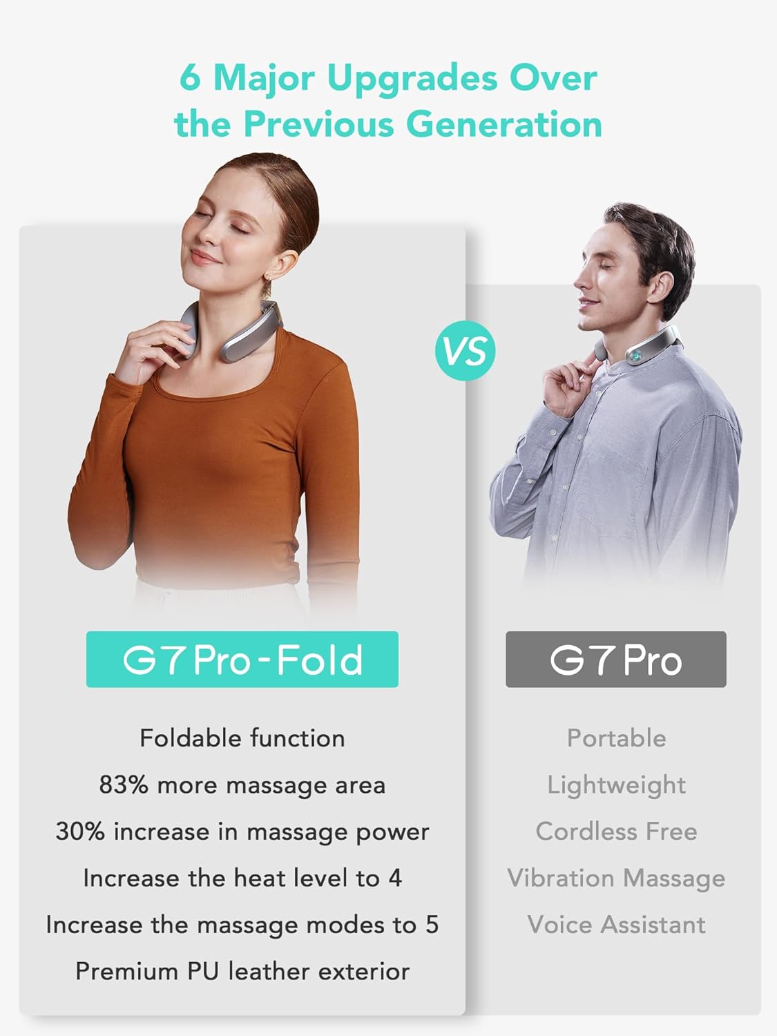 SK Foldabl Nec Massage fo Pai Relie Dee Tissu Vibratio Cordles Trave Massager,Portabl 9 Nec Massage fo Offic Hom Ca Chiristma Gift fo Me Wome Da Mo Grandpa