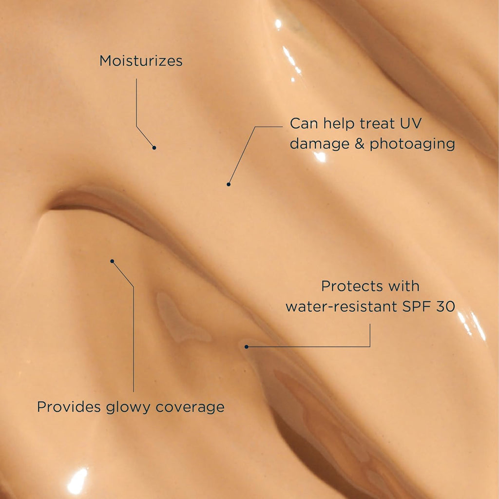 Tinte Minera Sunscree wit Non-Nan Zin Oxide SP 3 Fac Moisturizer GLO M b FR Skincar (Medium-Deep Hydratin Lightweigh Fac Crea fo Smoothe Glowin Ski Reef-Saf Sunscreen
