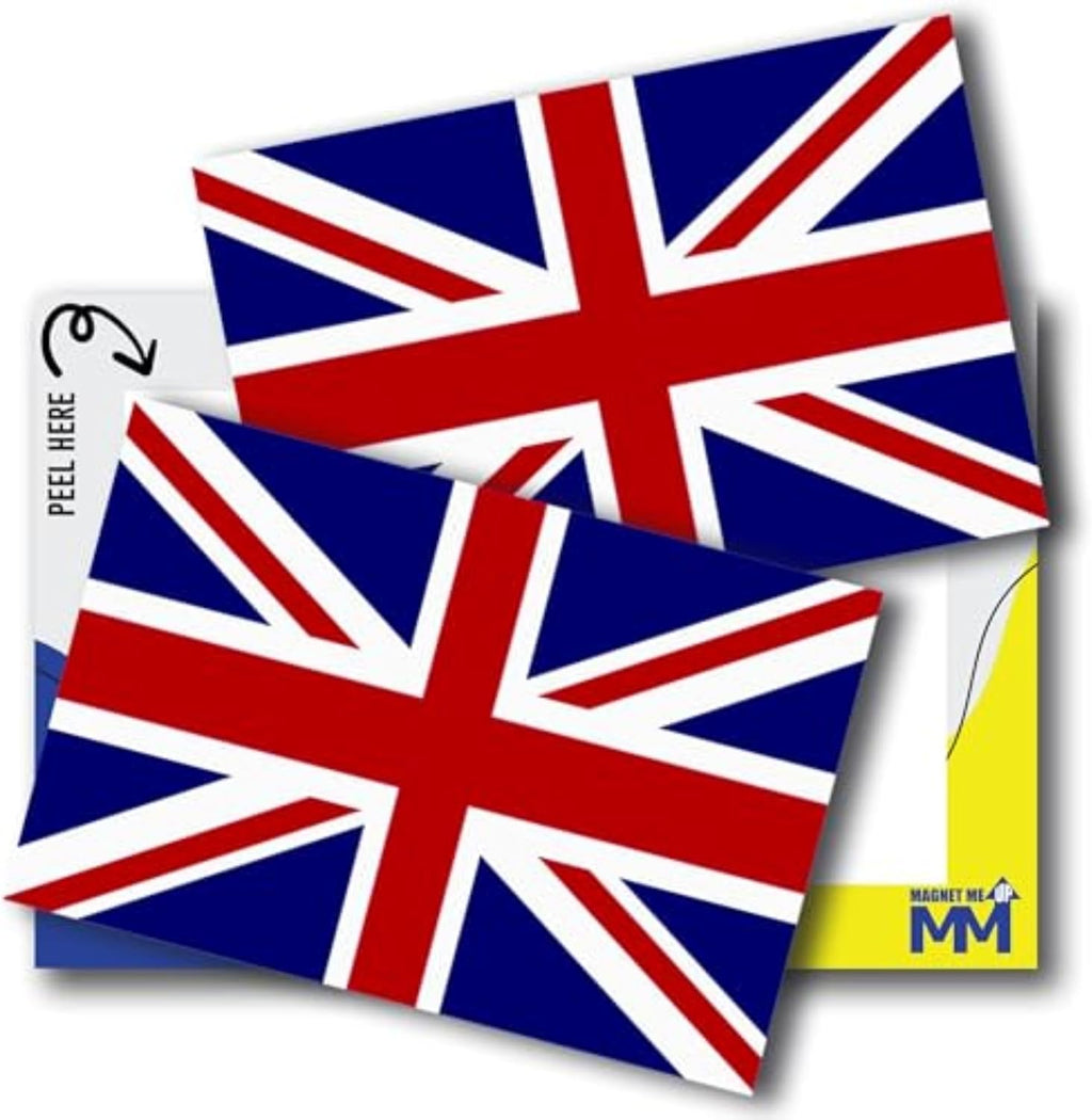 Magne M U Englan Fla Deca Sticke  Pac 3x Inc Adhesiv Decal fo Cars Trucks Laptops Toolboxe U Printe Vinyl Weatherproof Unite Kingdo Stickers Mad i USA