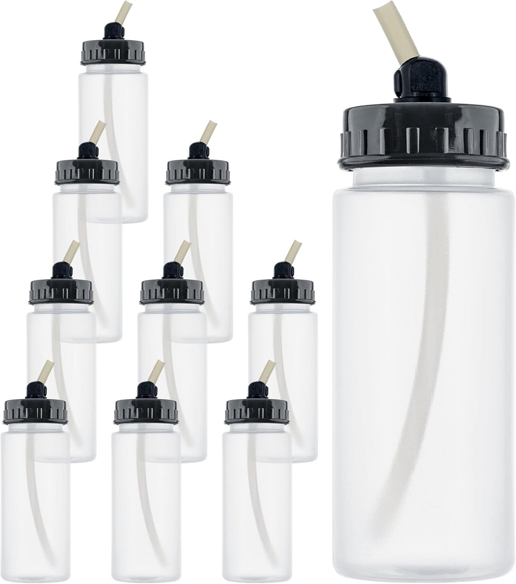 Maste Airbrus (Pac o 1 TB-00 Empt 2.7-Ounc (80cc Plasti Ja Bottle wit 30 Dow Angl Adapto Li Assembl Fit Dual-Actio Sipho Fee Airbrushes Us wit Master Badge Paasch Iwata