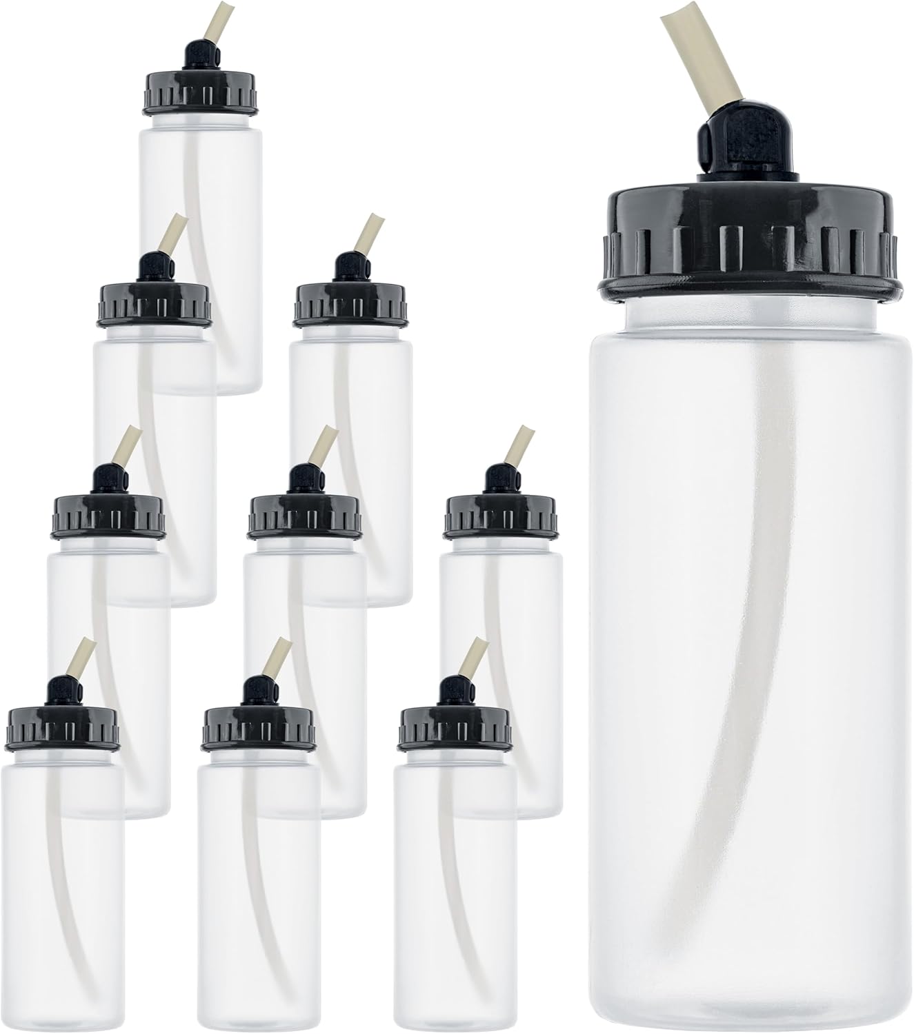 Maste Airbrus (Pac o 1 TB-00 Empt 2.7-Ounc (80cc Plasti Ja Bottle wit 30 Dow Angl Adapto Li Assembl Fit Dual-Actio Sipho Fee Airbrushes Us wit Master Badge Paasch Iwata
