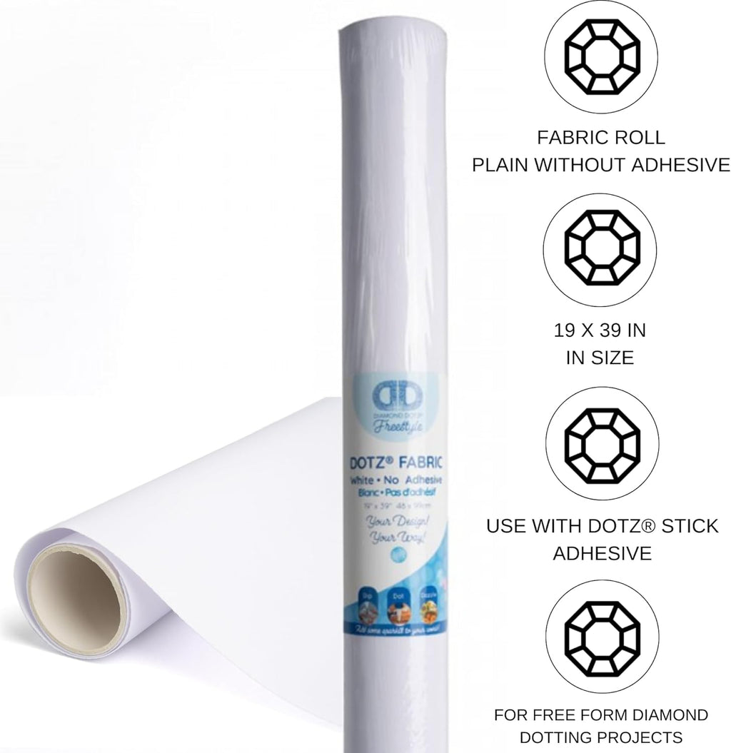 Diamon Dot Fabri Rol Plai Withou Adhesiv 12x3 Diamon Paintin Canvas Ar Paper Craf Supplie fo Diamon Ar Project an DI Crafts