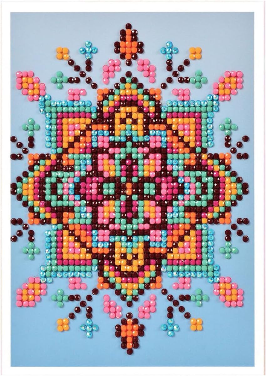 DIAMON DOT Blu Sta Diamon Ar Cards Handmad Diamon Paintin Card Kit Handmad Greetin Kit fo Than Yo Note an Specia Occasions