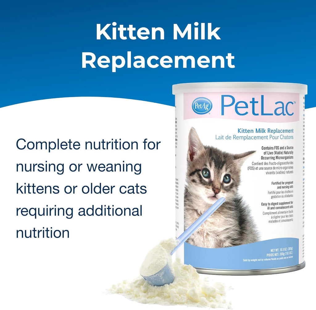 Pet-A PetLa Powde fo Kitten 10. o Kitte Mil Replacemen Powde fo Kitten Newbor t Si Week Ol Eas t Digest