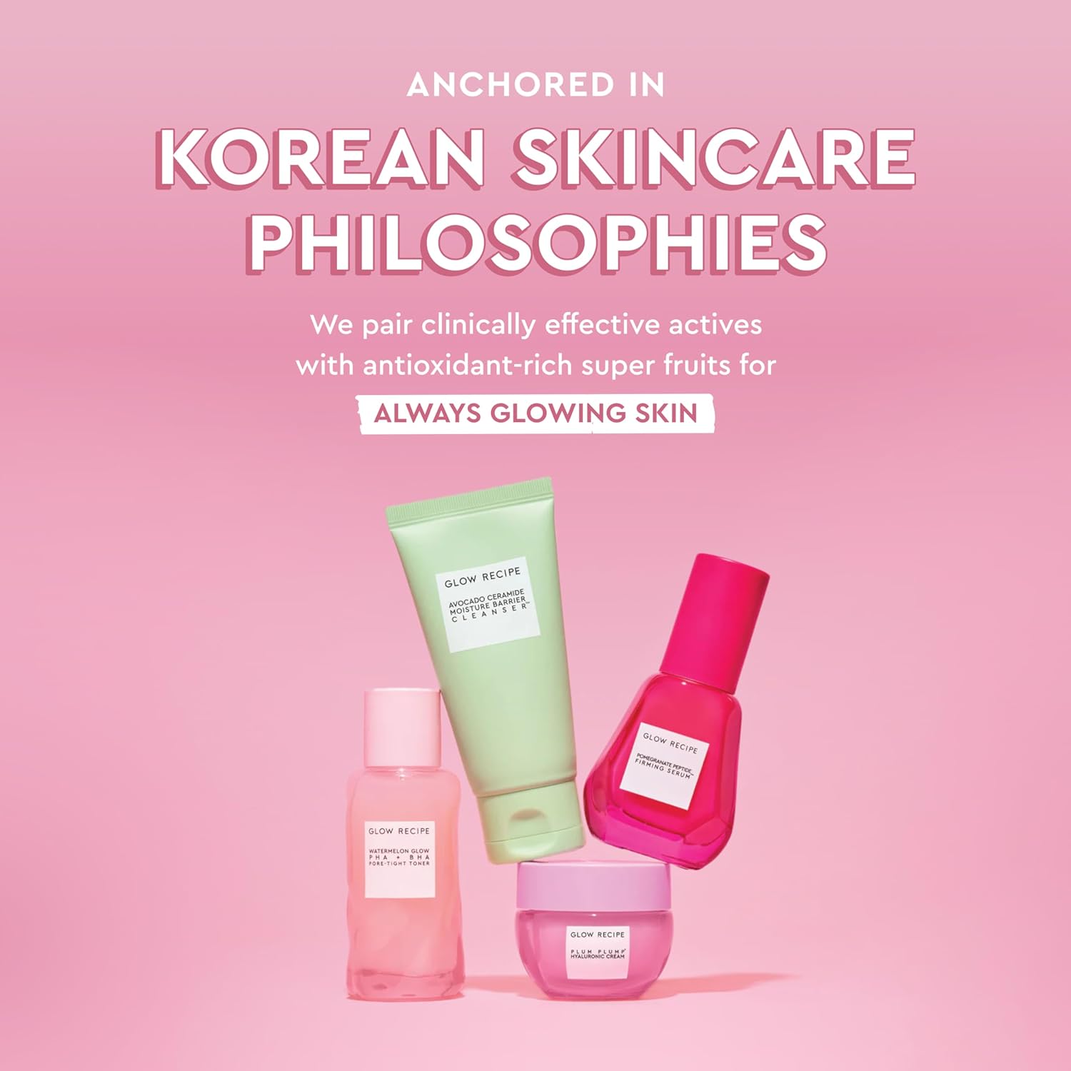 Glow Recipe Plum Plump Hyaluronic Acid Face Cream, Refill - Hydrating, Firming Plumping Facial Moisturizer for Women Men - Korean Skin Care with Polyglutamic Peptides for Dry Skin Wrinkles (50ml)