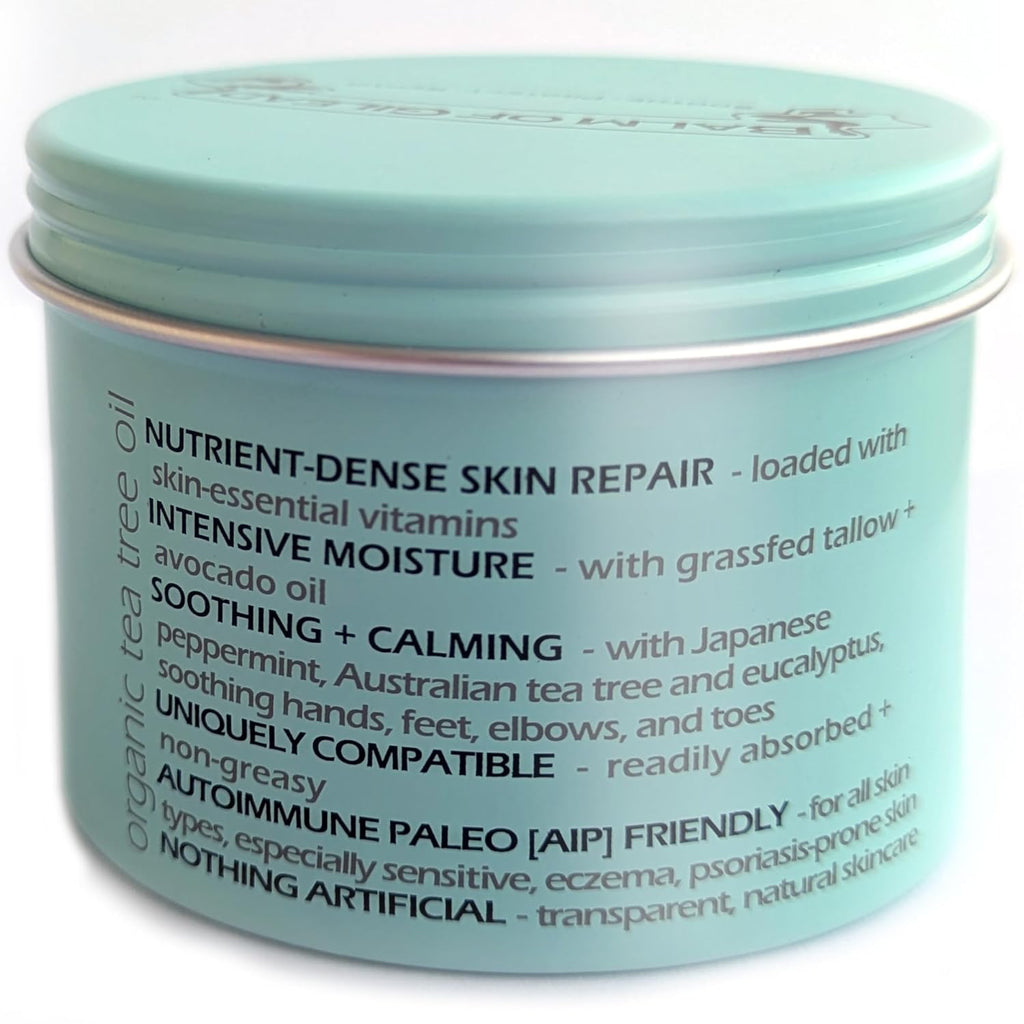BAL O GILEA Foo Crea wit Te Tre an Eucalyptu Intensiv Moisturizin Crea fo Dry Cracke Heel an Fee Refreshin Bod an Ski Car Balm