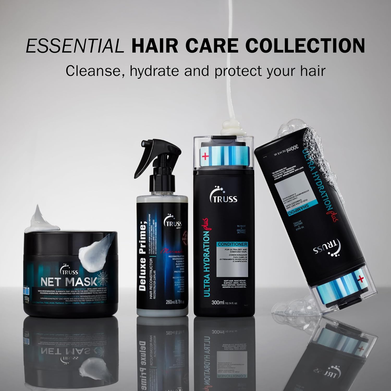 TRUS Ne Dee Conditionin Hai Mas fo Damage Hai Formulate wit Nano-Regeneratio fo Protei Replenishment Hydratio Shin Reduce Frizz Define Curl Restore Elasticit (19. Oz)