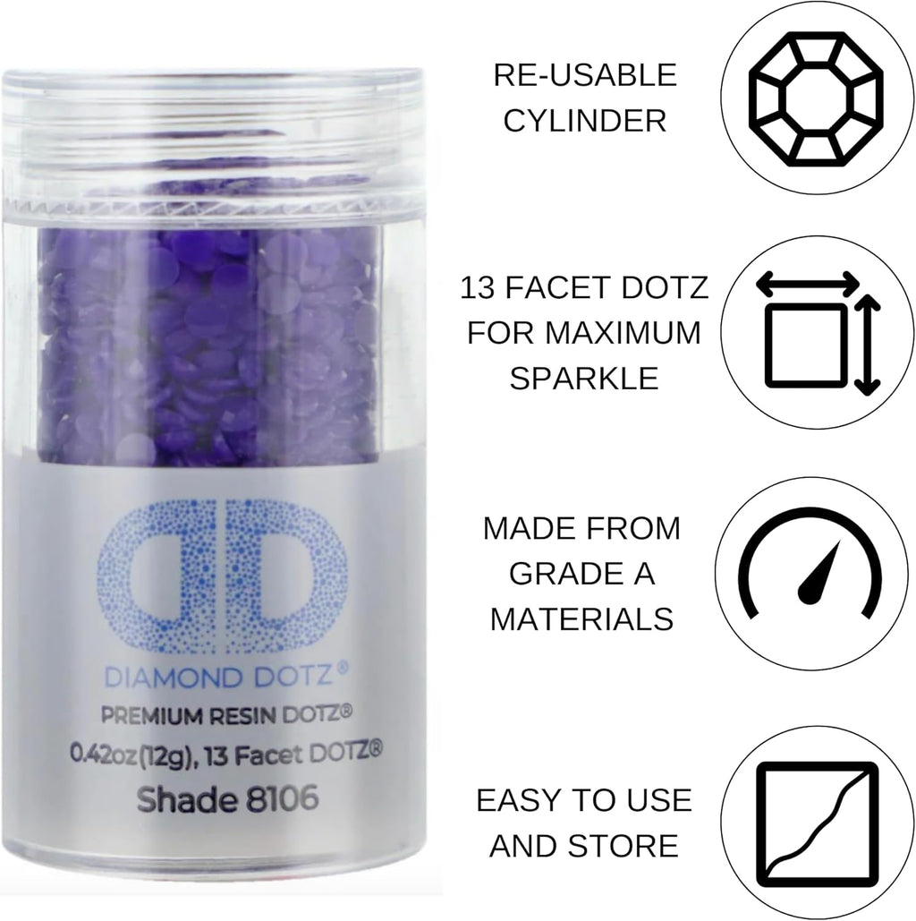 Diamon Dot 2.8M 12 Cylinde Imperia Purpl Freestyl Diamon Paintin Beads Diamon Ar Beads Replacemen Drills Loos Gem fo DI Craft an Ar Projects