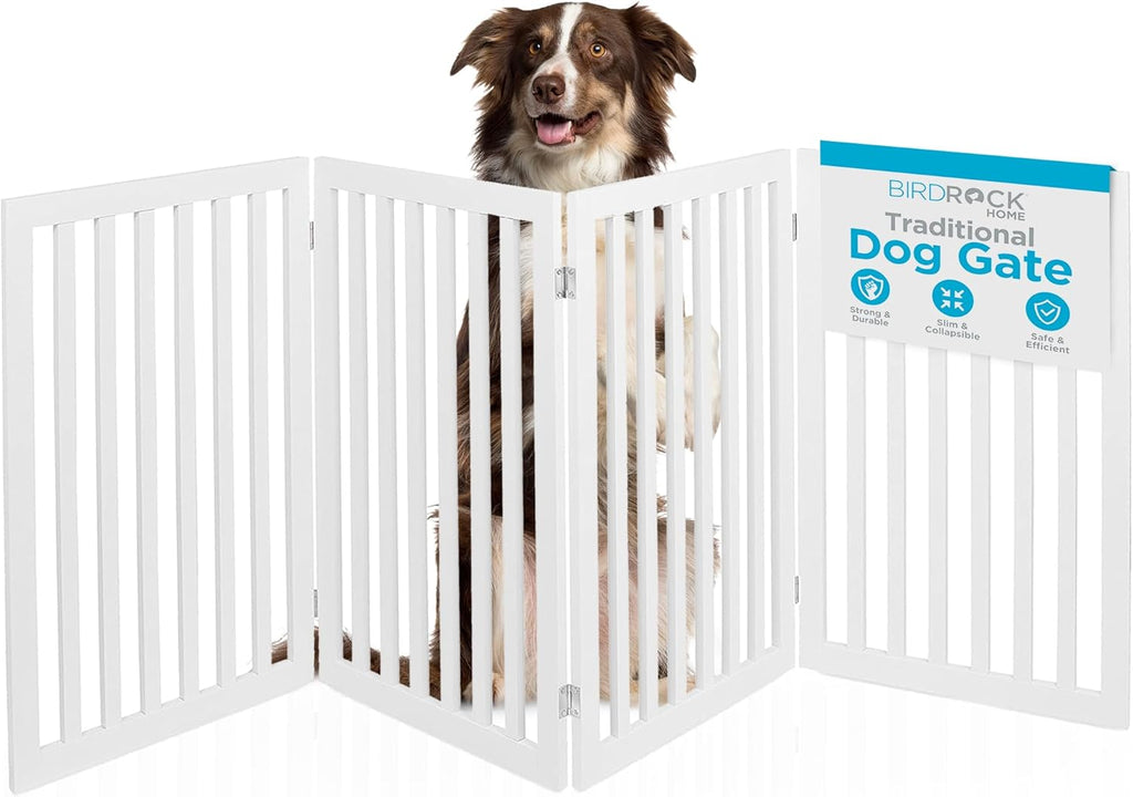 INTERNET' BES Do Gat Indoo Freestandin Pe Barrier Foldin Woo Do Fence Extr Wid Doorwa Pupp Gate Indoo Anima Privac Panel Woode Ca Fenc  Pane 36inch White