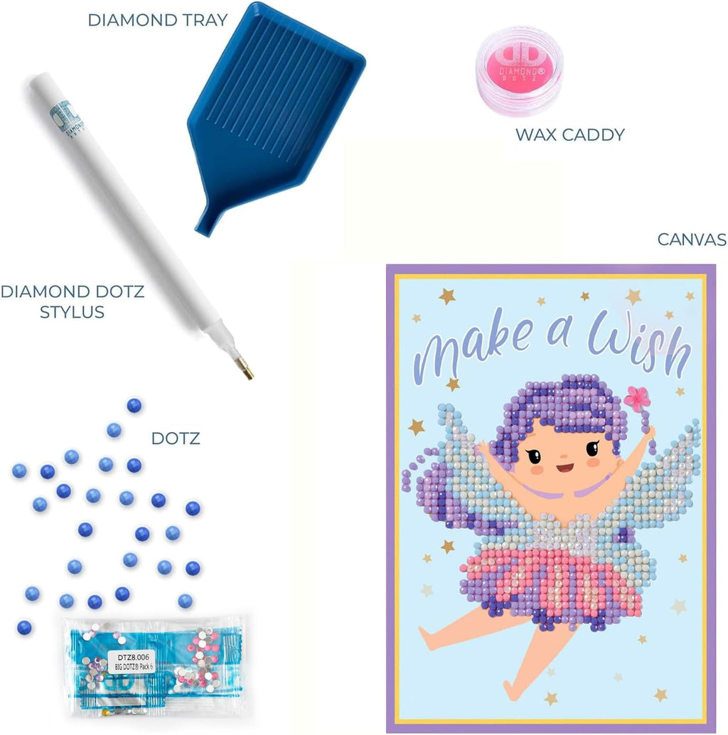 DIAMON DOT Mak Wis Diamon Ar Cards Handmad Diamon Paintin Card Kit Handmad Greetin Card Kit fo Birthda Note an Specia Occasions