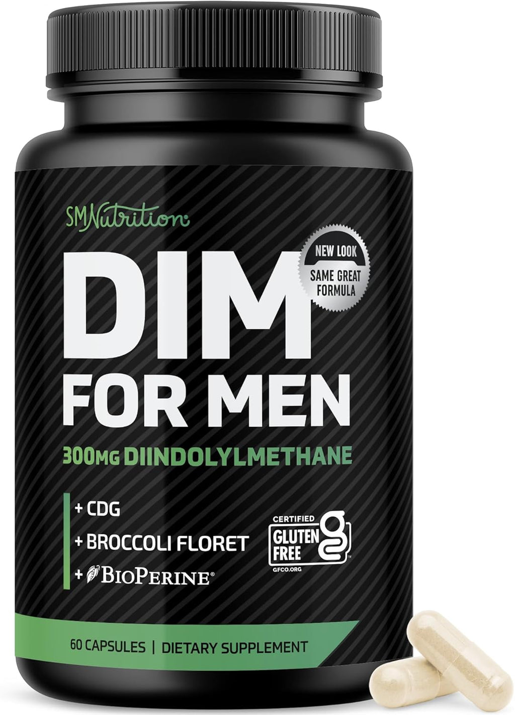 DI Supplemen fo Me 300m Estroge Blocke Aromatas Inhibito Extr Strengt Men¡¯ Hormon Balanc Fitnes Booste wit Diindolylmethan Plu CD Broccol Flore Gluten-Fre 6 Ct
