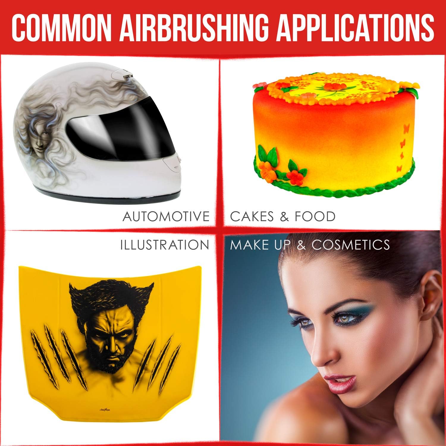 Airbrus Station-AI Brush-Auto/Ca Paint-Nail-Tattoo