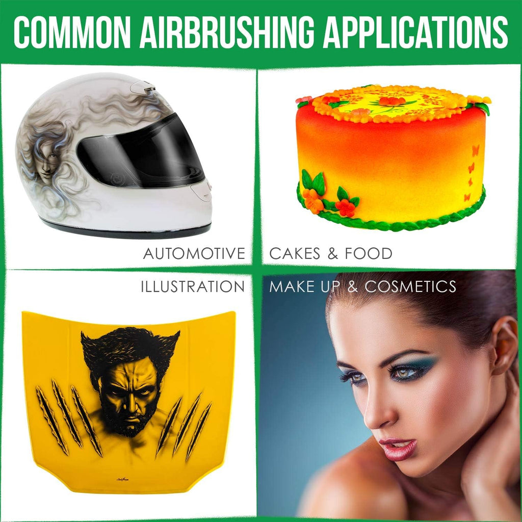 Airbrus Set-Kit-Singl Action-Sipho Feed-Externa Mix-Sunles Tanning