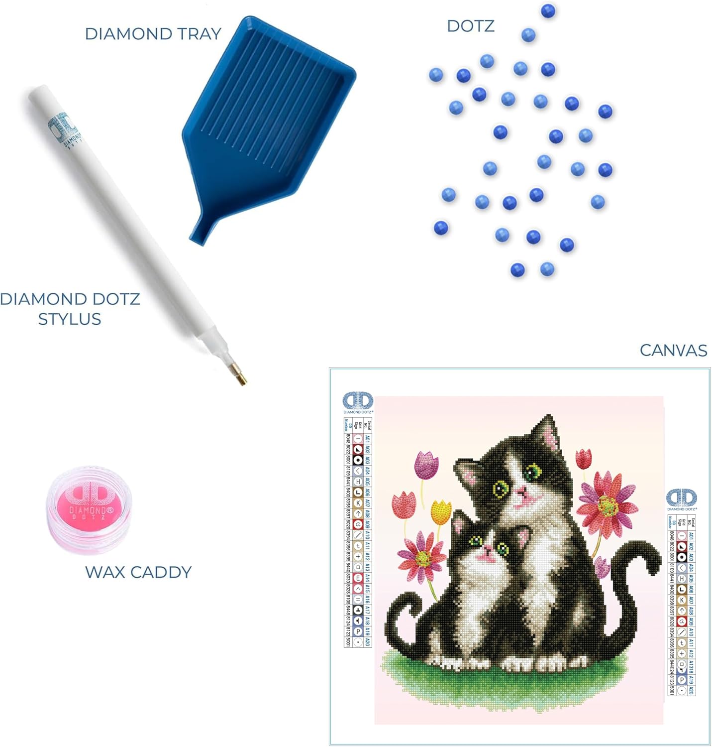 DIAMON DOT Kitt Son Cat Diamon Paintin Kit fo Adult Diamon Ar Kit Relaxin Creativ Craf Ki wit Dot Gem 16.5inchx14.6inch