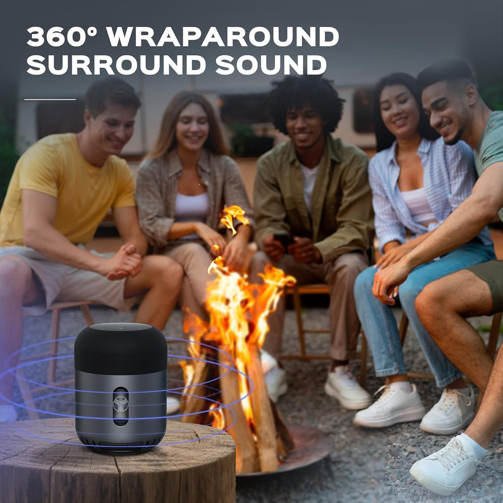 TREBLA HD-36 Pr Ultr High-Tec Bluetoot Speake wit 360 Surroun Sound 90 High-Powere 5-Drive Syste w/Subwoofe  Bas Radiators Portabl Wireles Speake fo Home Party Outdoor