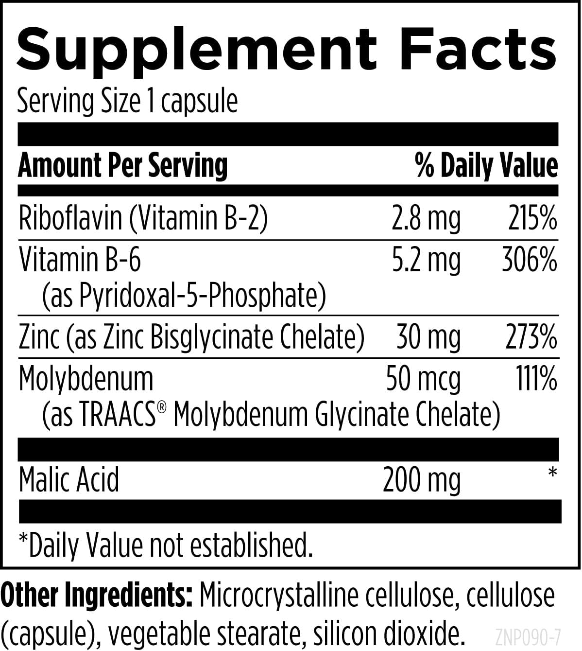 Design fo Healt Zin Suprem 30m Zin Bisglycinat Chelat Supplemen wit Cofactor Taurine Vitami B6 B Molybdenu Immun Suppor Supplemen Vega Non-GM (9 Capsules)