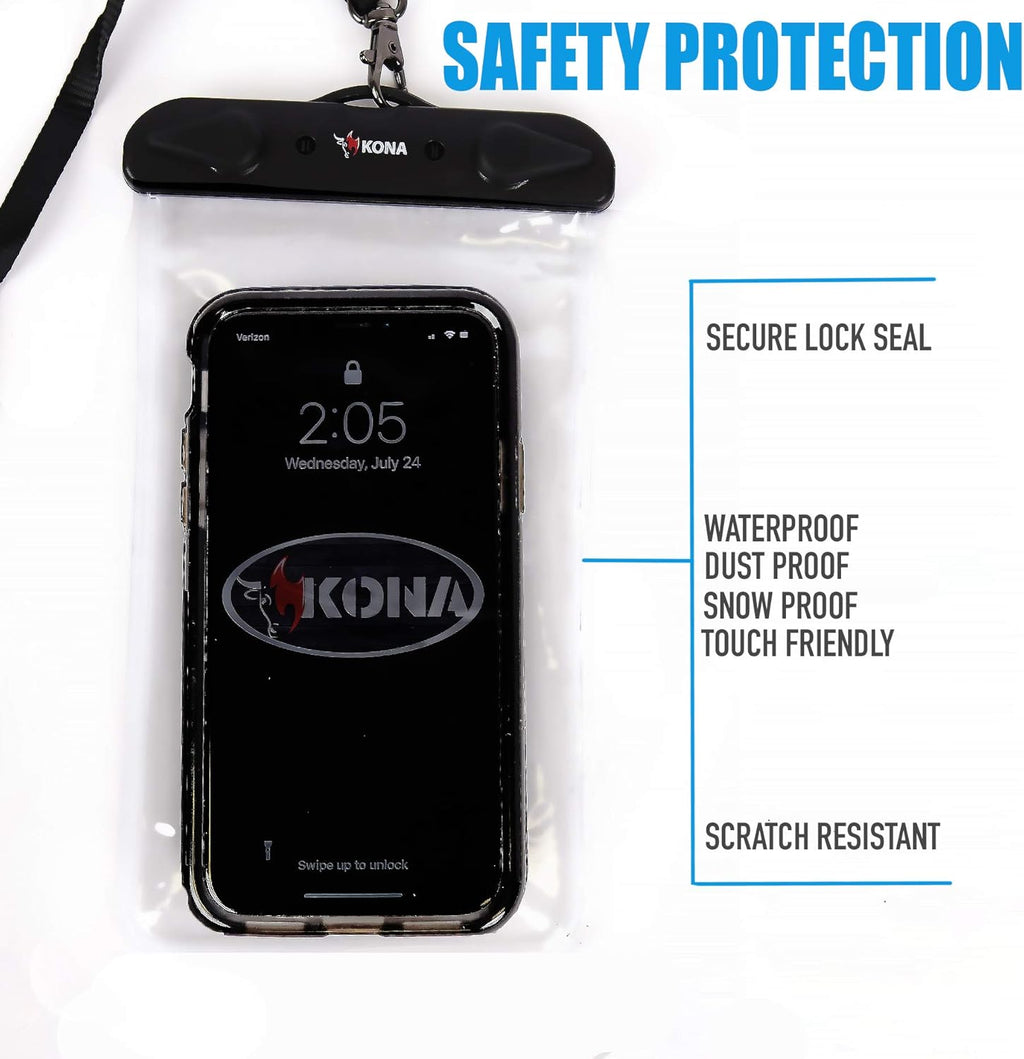 Submariner Large Waterproof Phone Pouch - Heavy/Duty Floating Universal Waterproof Case for Apple iPhone 11 X 8 7 Pro Samsung S20 S10 S9 S8 Note Pixel LG Sony & More
